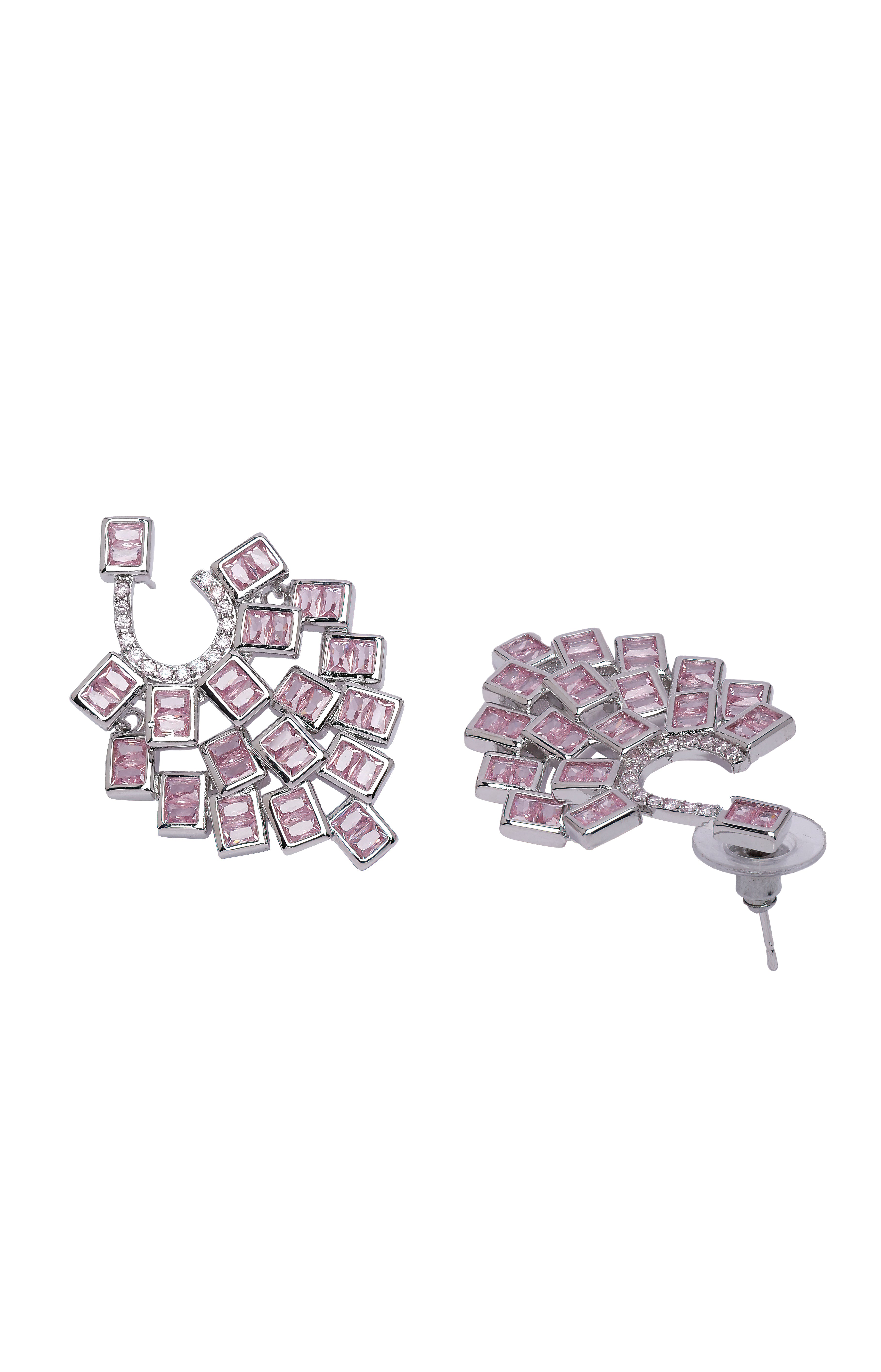 Light Pink Diva Elegant Earrings, Image 4 of 5