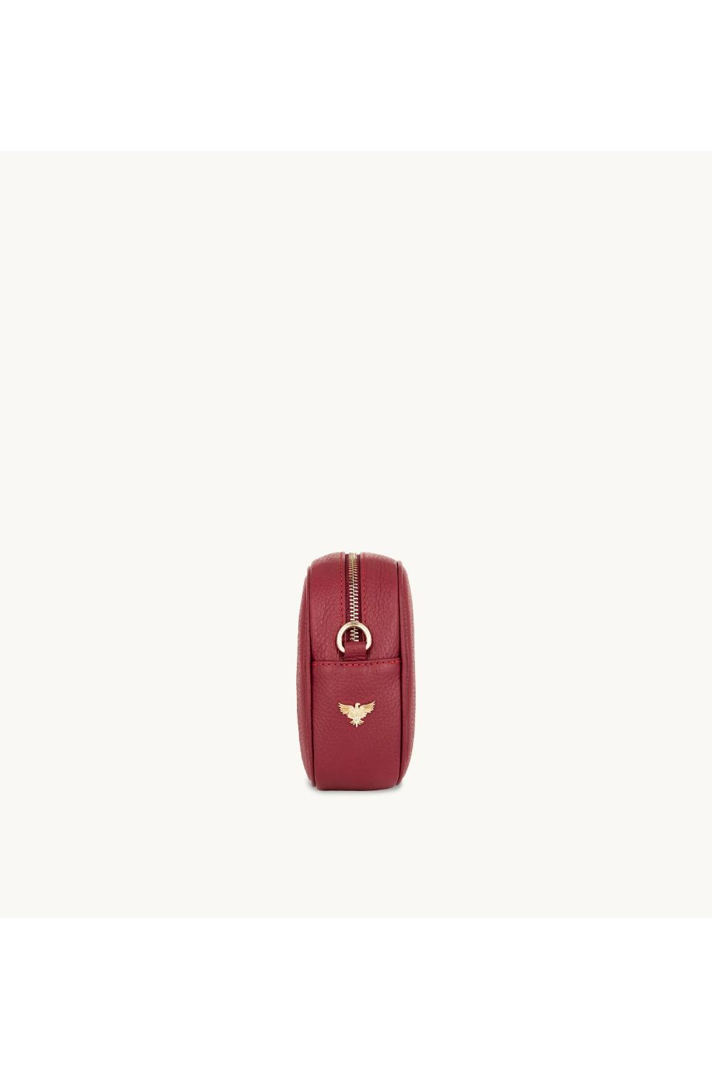 Red The Tassel Red Leather Crossbody Bag, Image 2 of 5