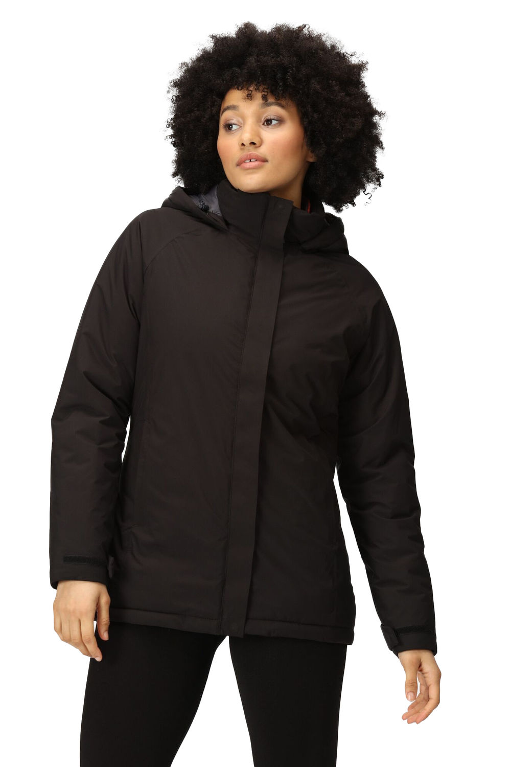 Black Regatta Black Sanda III Waterproof Jacket, Image 4 of 6