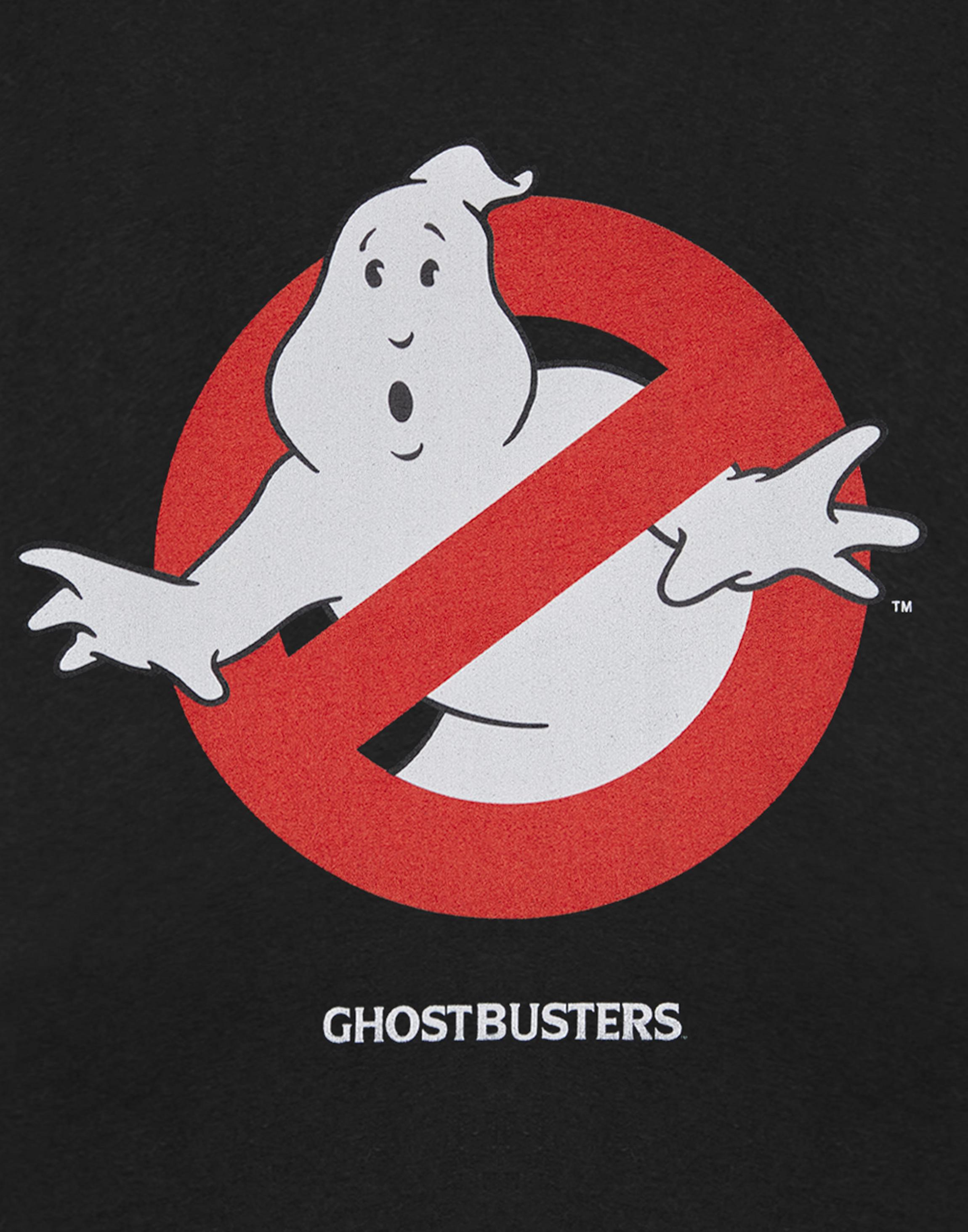 Black Ghostbusters Classic Logo T-Shirt, Image 6 of 6