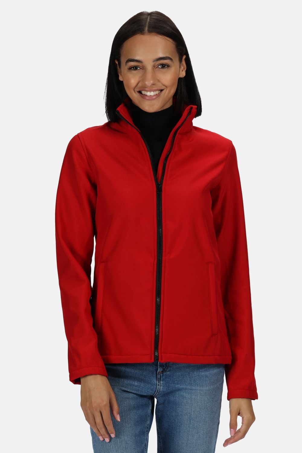 Red Printable Soft Shell Jacket, Image 1 of 4