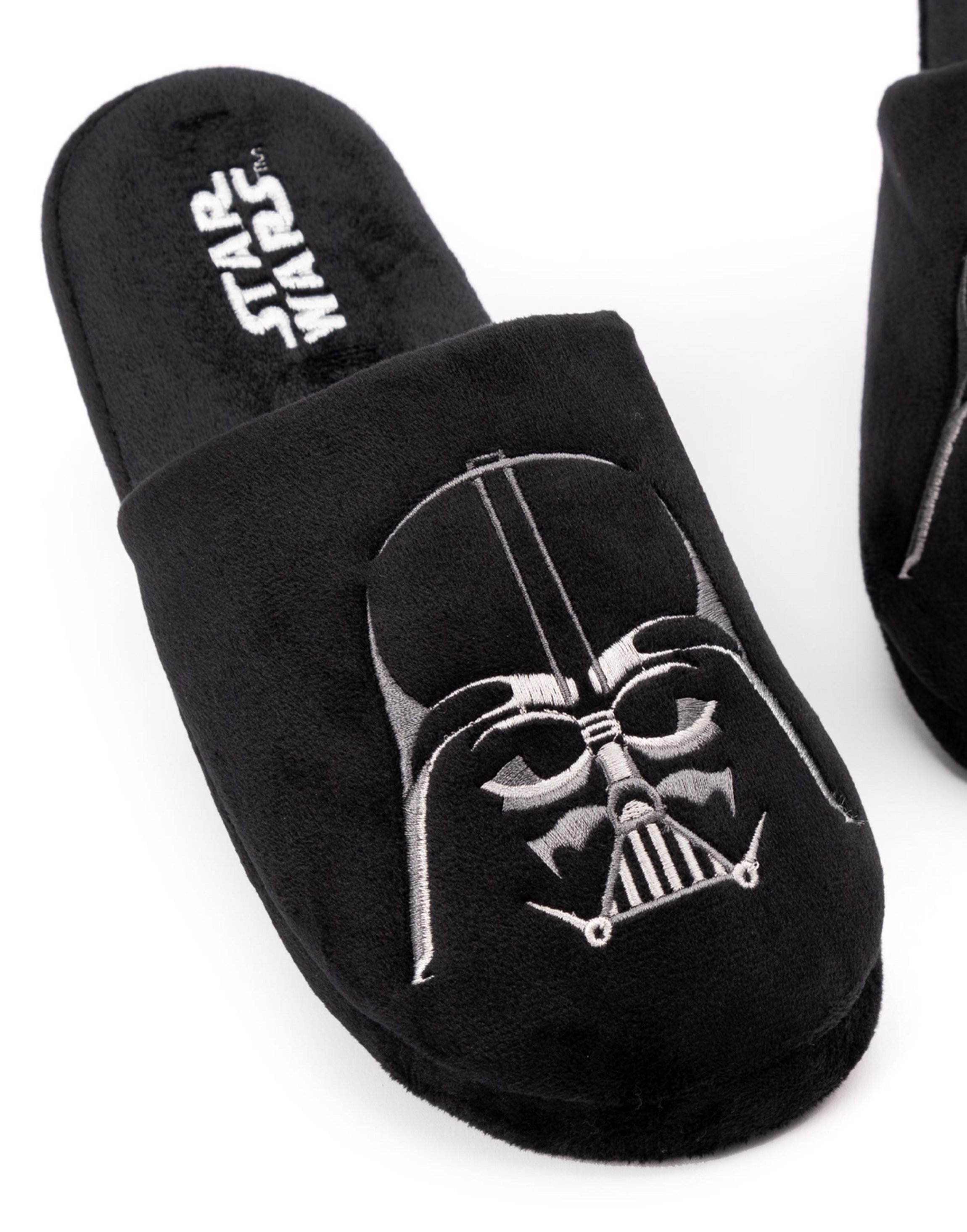 Black Star Wars Darth Vader UK Slippers, Image 6 of 6
