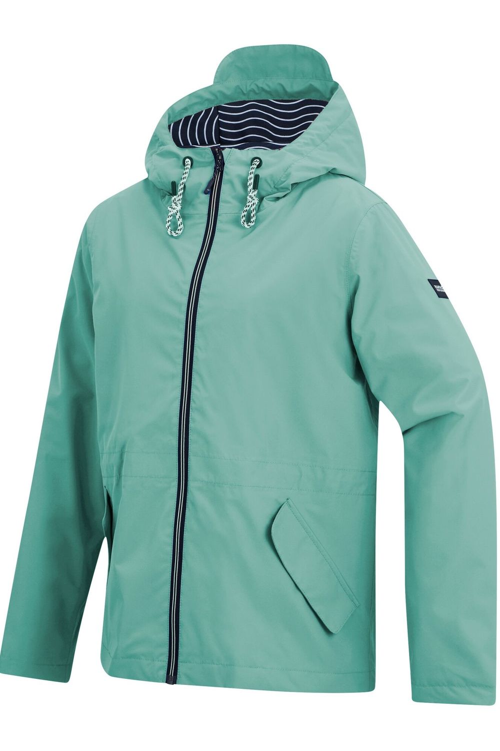 Olive Bayletta Grid Distress Waterproof Jacket, Image 3 of 3