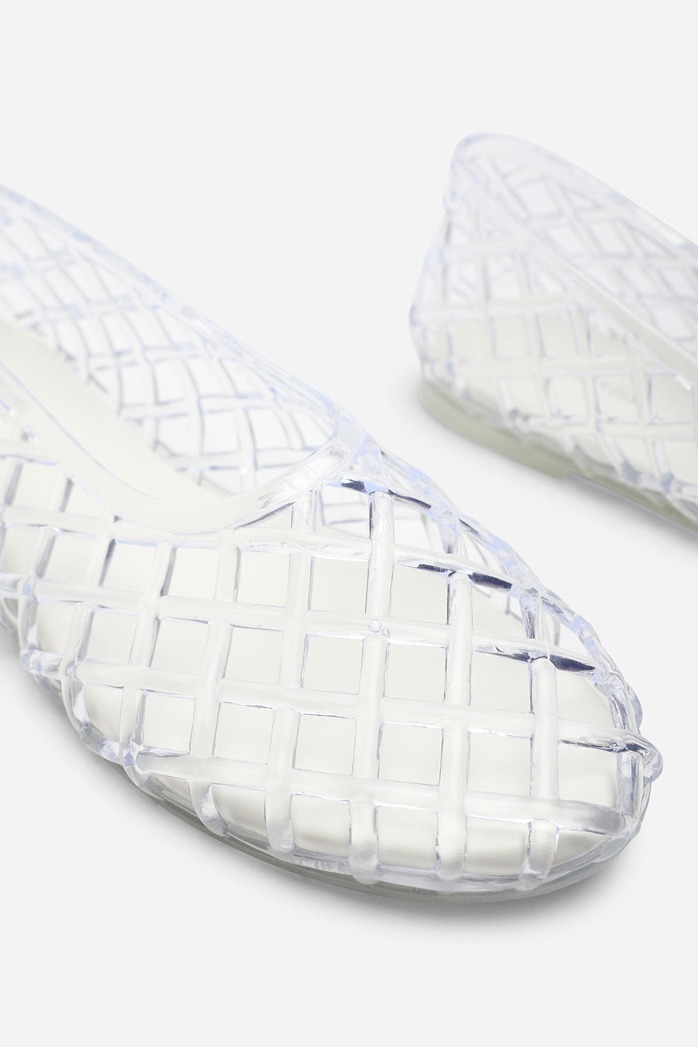 White Kori Jelly Ballet Pumps, Image 5 of 6