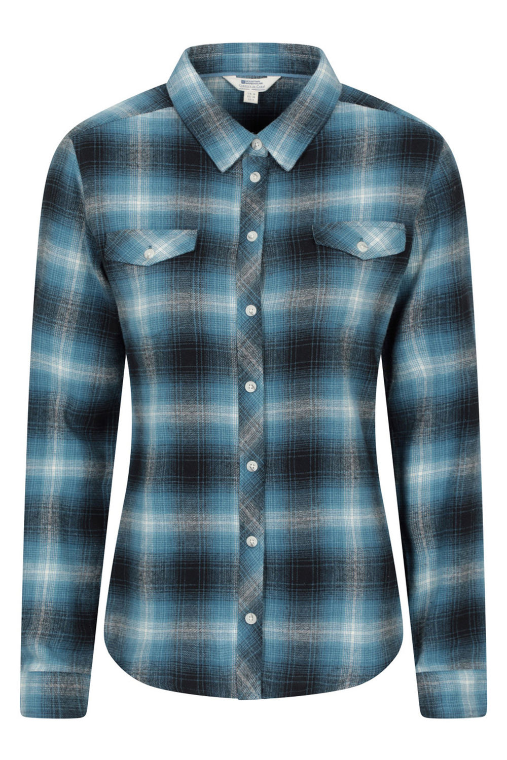 Navy Blue Willow Flannel Shirt, Image 1 of 4