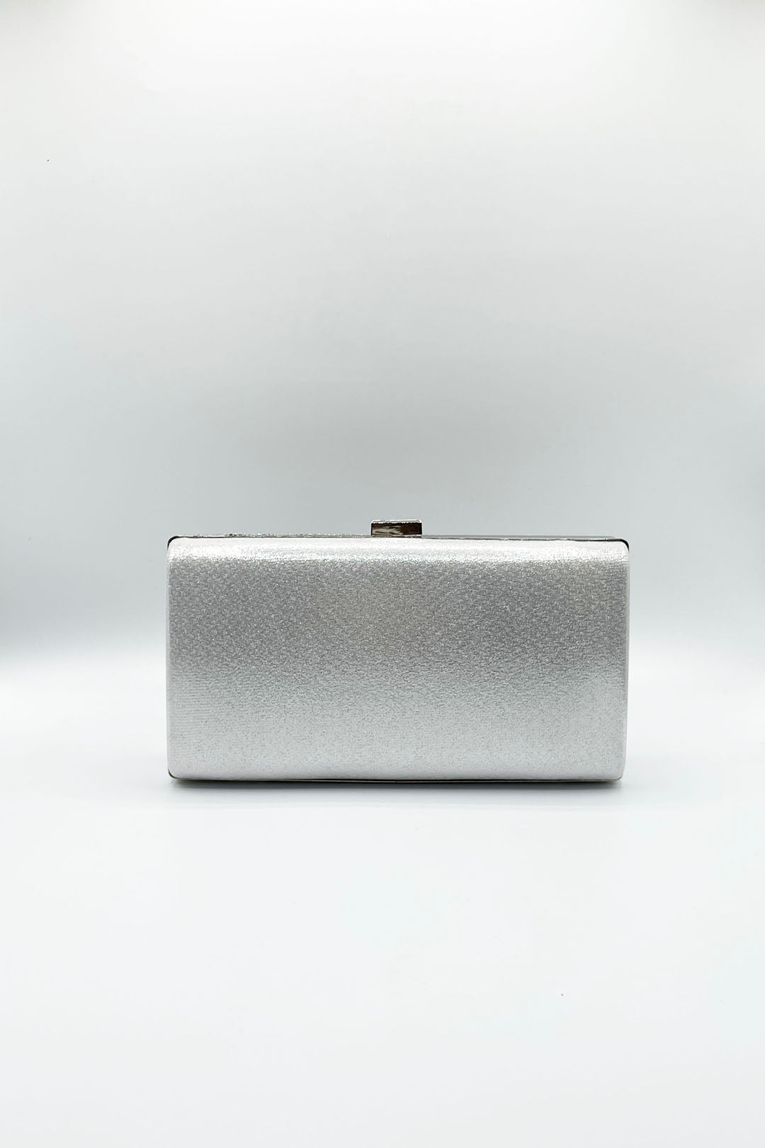 Silver Vintage Rhinestone Glamour Clutch Bag, Image 5 of 5