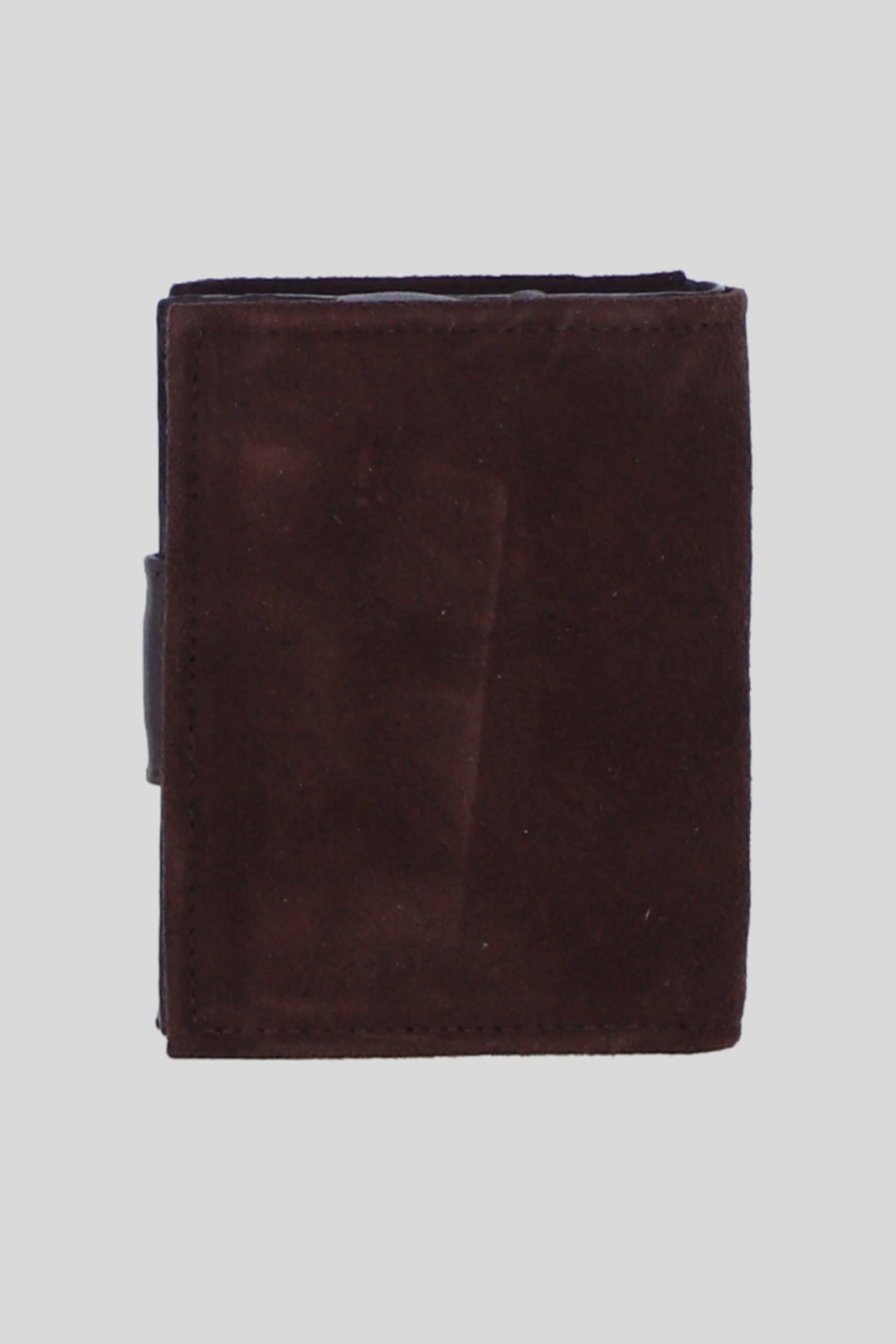 Brown Suede & Leather RFID Protected Trifold Purse, Image 4 of 4