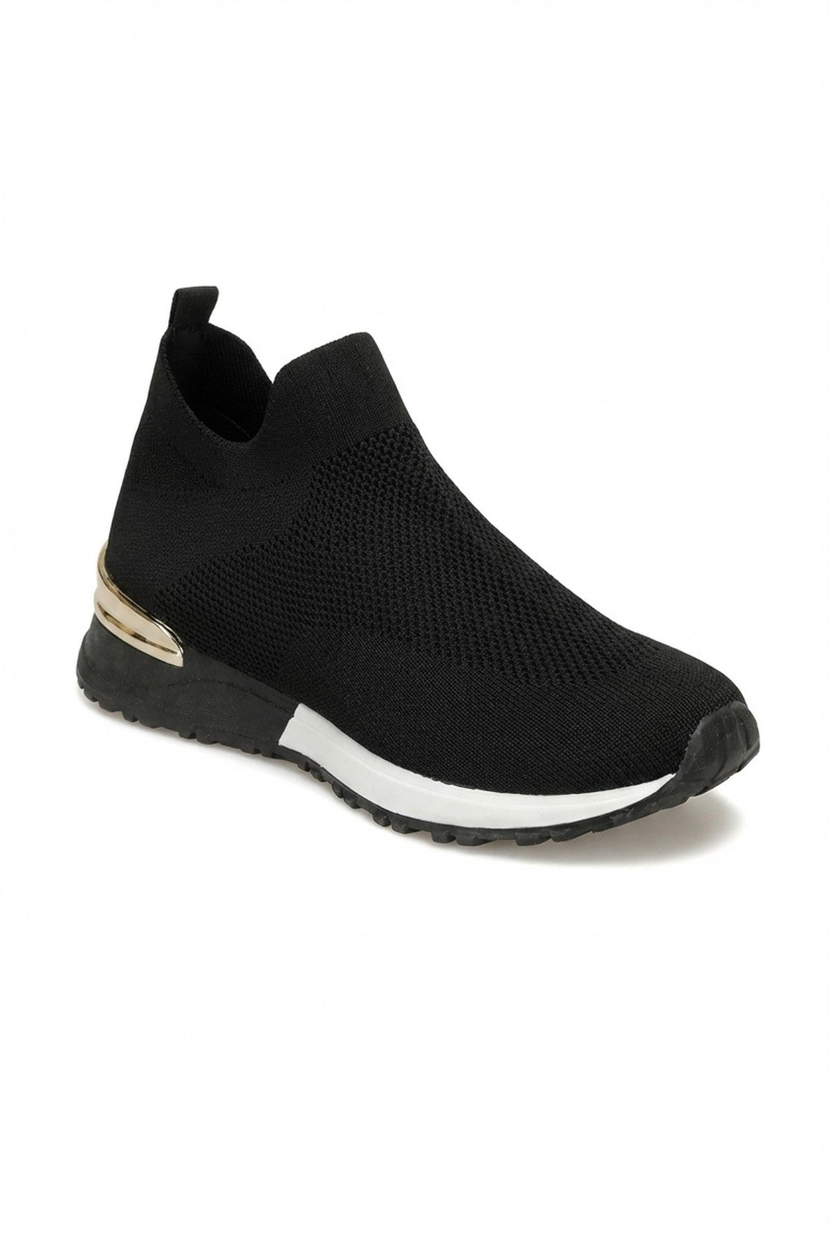White iKrush White Jessi Slip On Sock Wedge Trainers, Image 6 of 8
