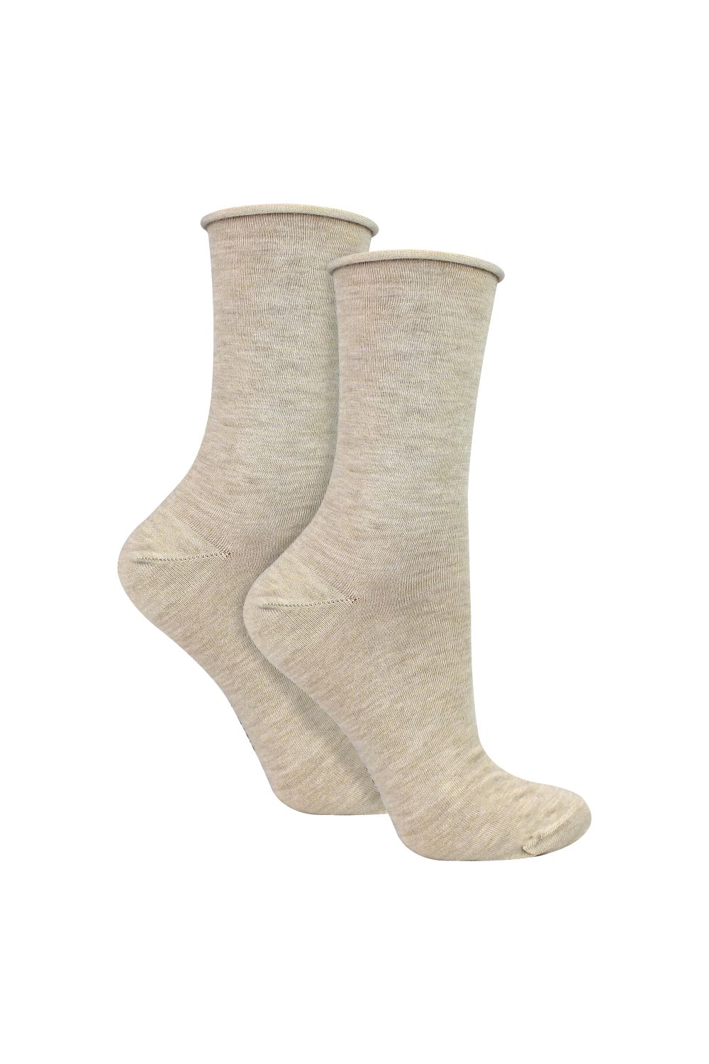 Beige Cashmere Socks Luxury Soft and Warm, Image 1 of 4
