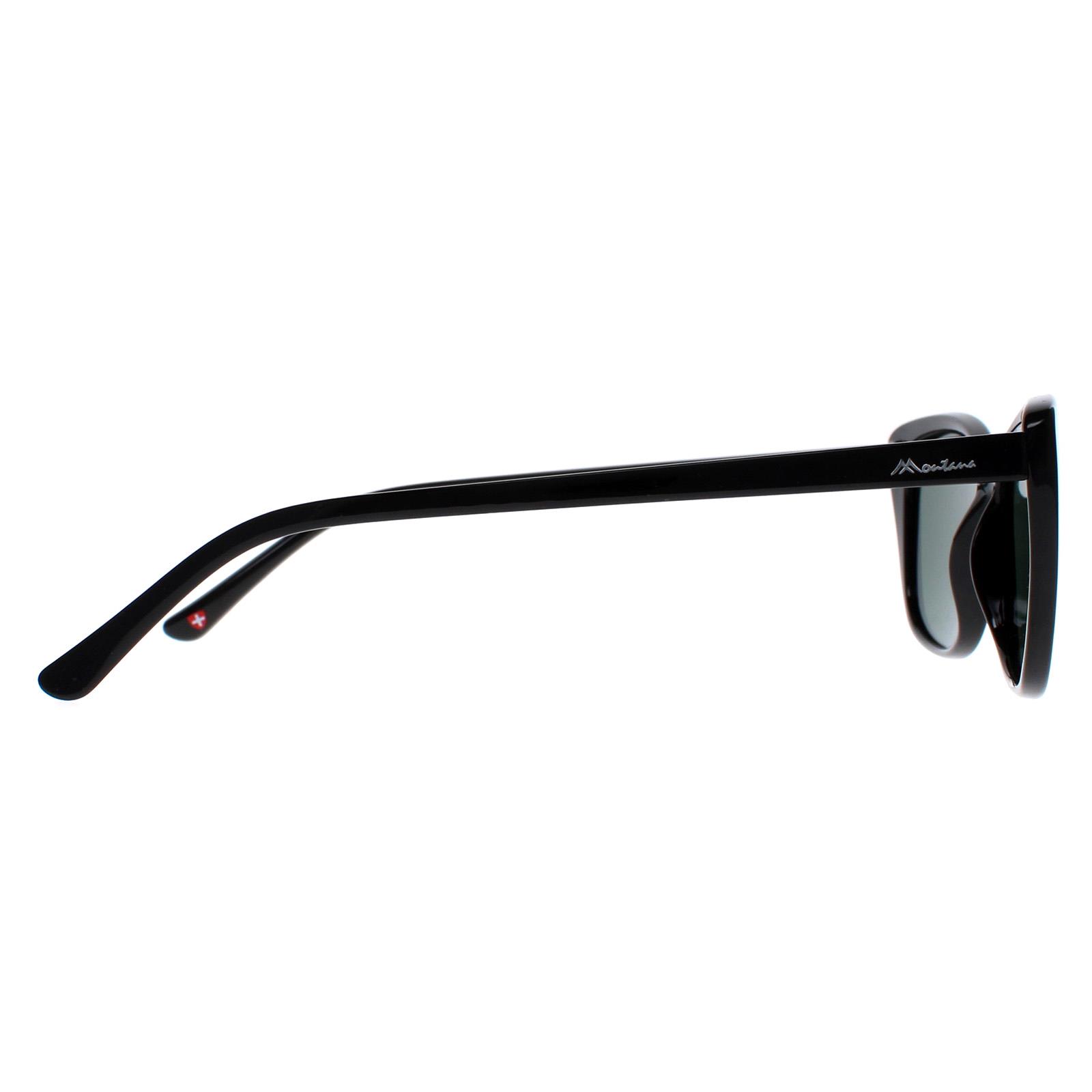 Black Cat Eye Black G15 Green Polarized MP42, Image 4 of 4