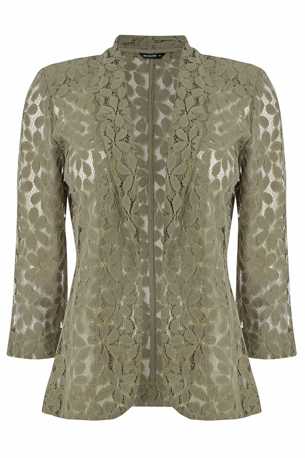 KHAKI Petal Lace Jacket, Image 6 of 9