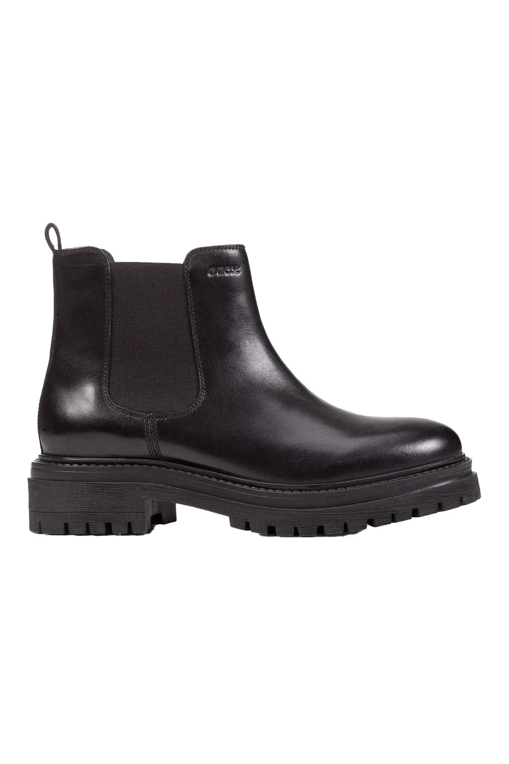 Black D Iridea B Leather Ankle Boots, Image 3 of 5