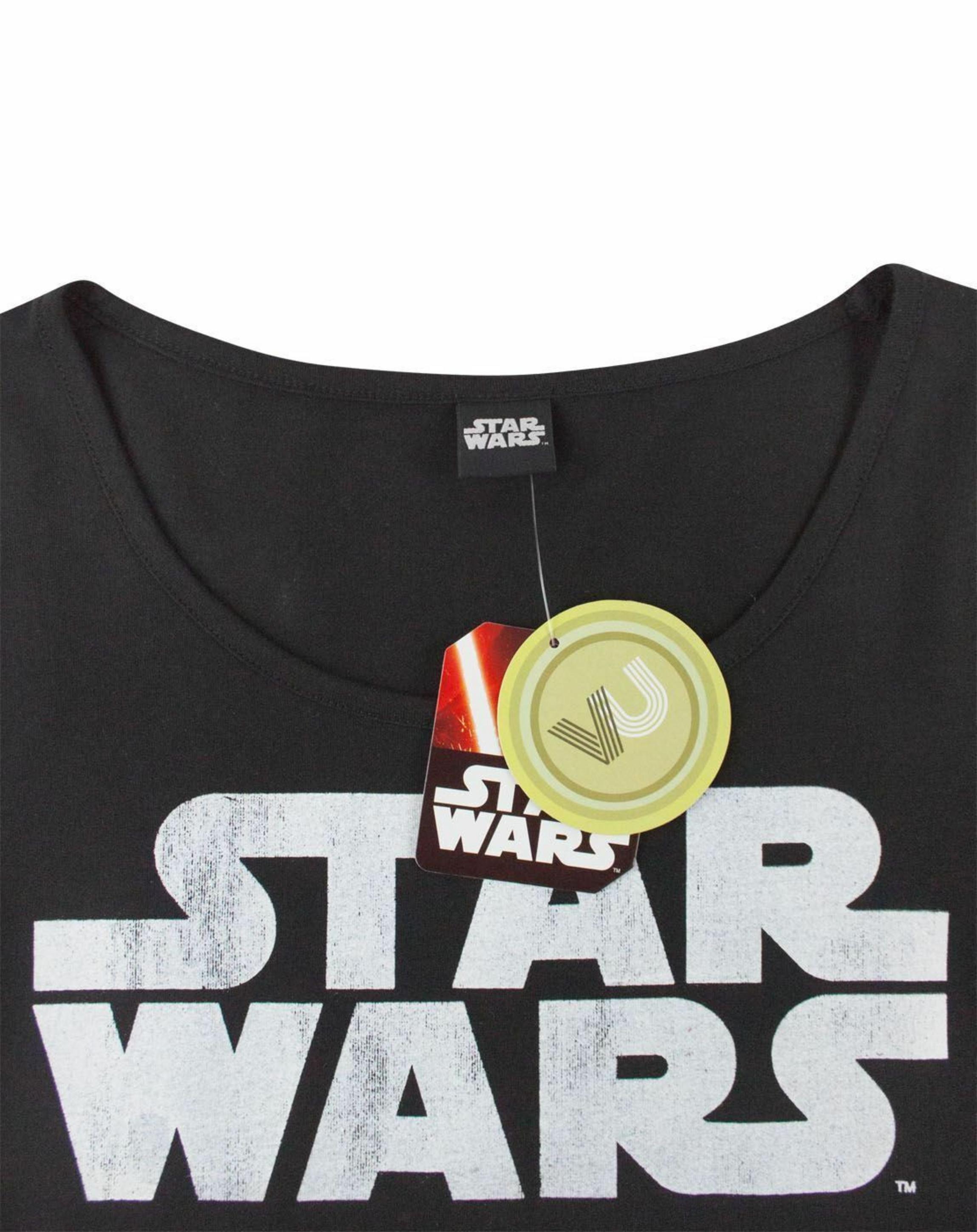 Black Star Wars Logo Women's Fringe Top, Image 4 of 4