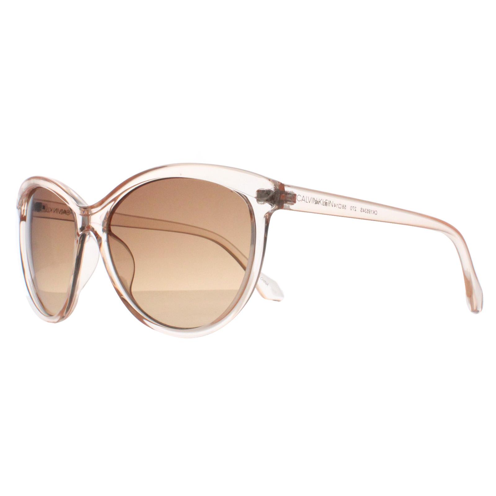 Beige Calvin Klein Beige Cat Eye Crystal Beige Brown Gradient CK19534S, Image 2 of 4