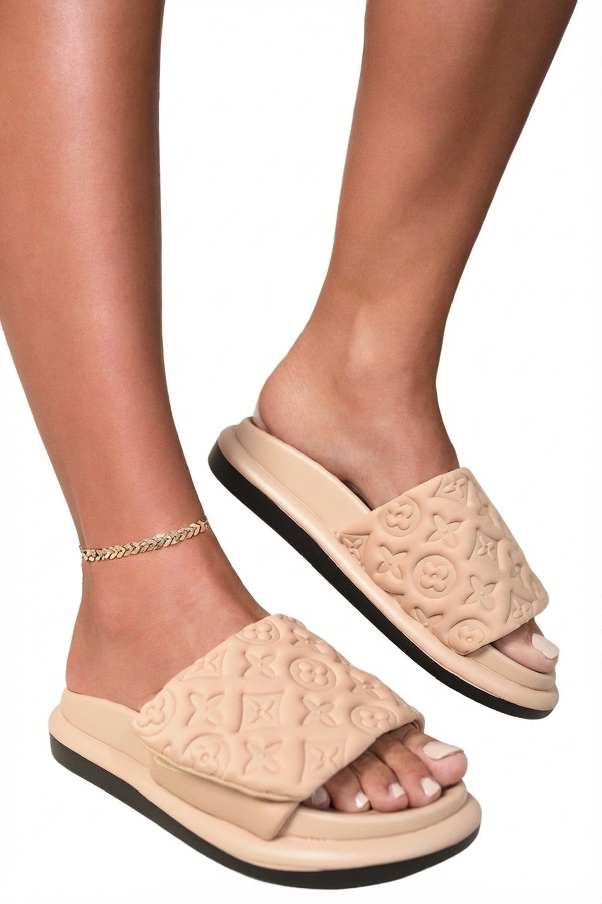Pink Josie Flatform Sandals