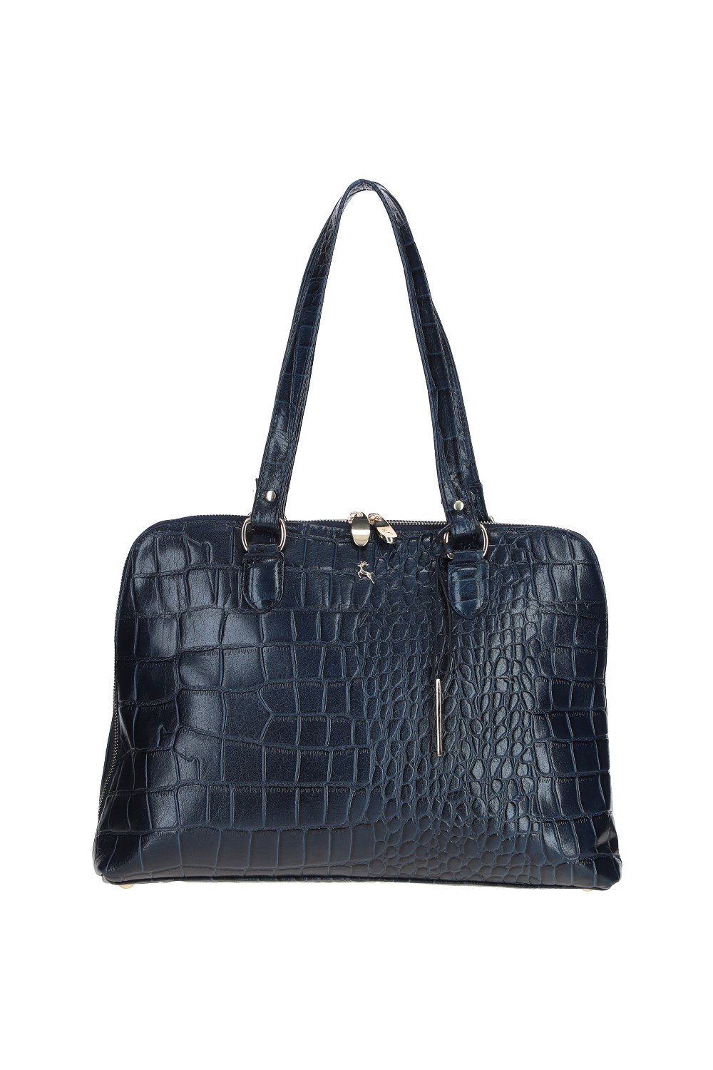 Navy 'Riviera Chic' Real Leather Bag, Image 1 of 4