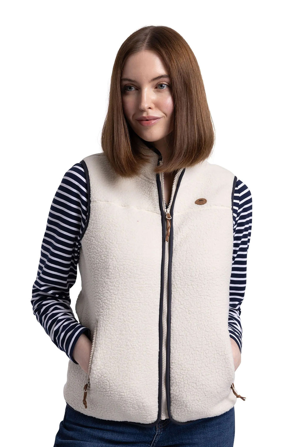 White Notion Fleece AT300 Gilet, Image 5 of 5