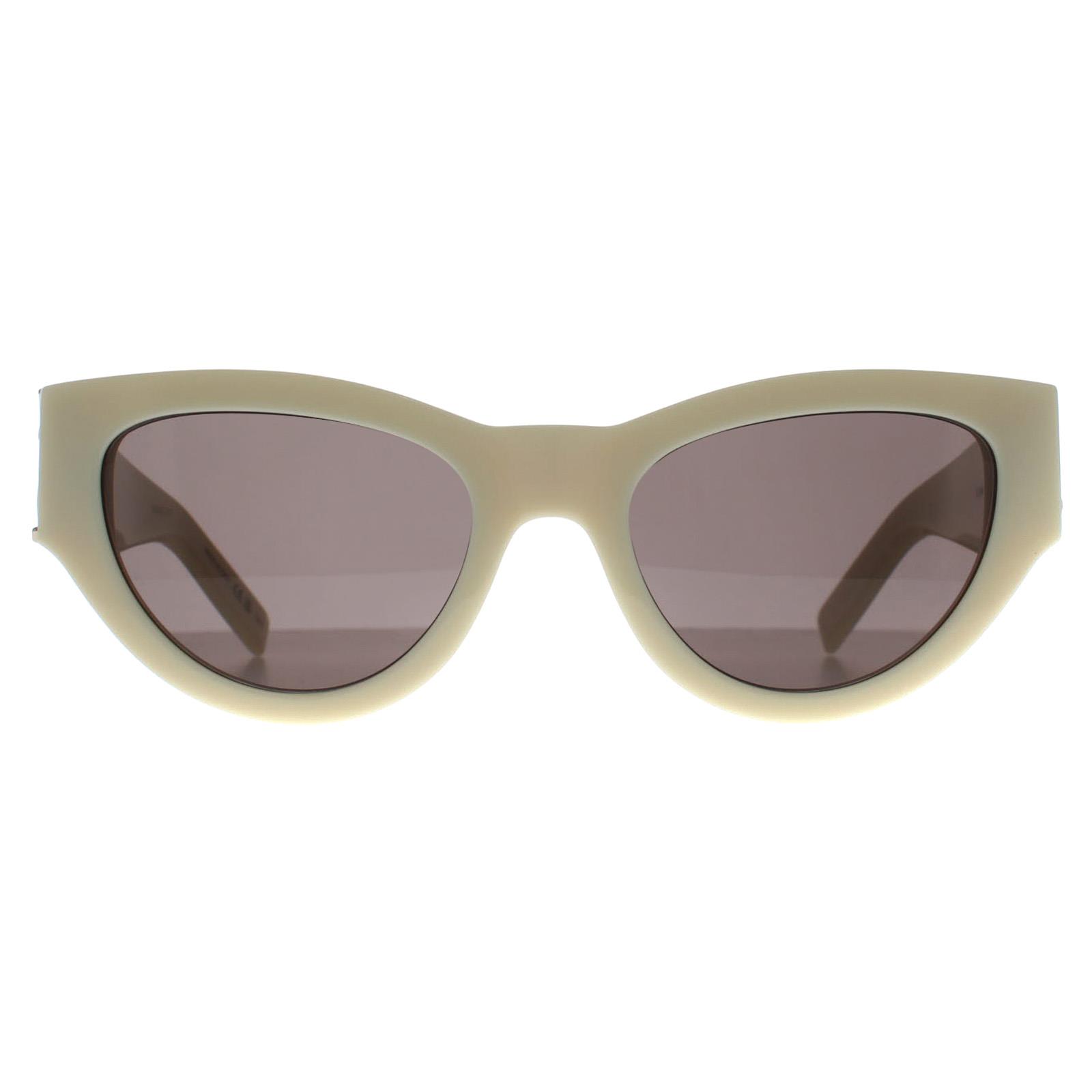 White Saint Laurent White Cat Eye Ivory Grey SL M94, Image 1 of 3