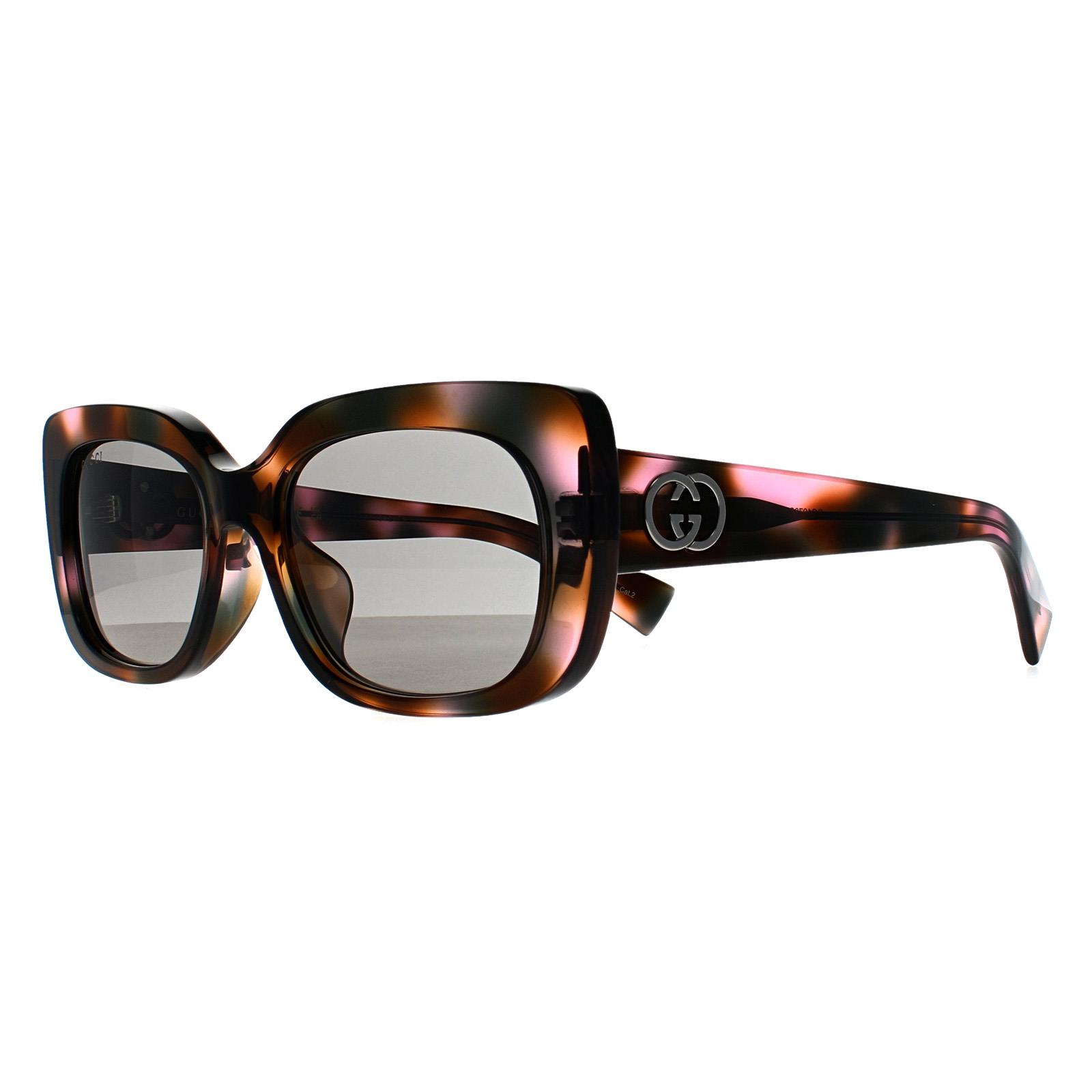Brown Rectangle Pink Havana Grey GG1979SK, Image 2 of 3