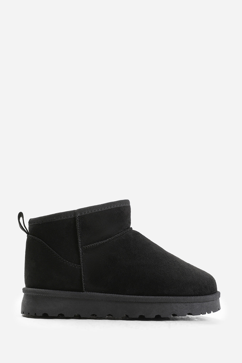 Black 'Pine' Fur Lining Ankle Boots, Image 2 of 3