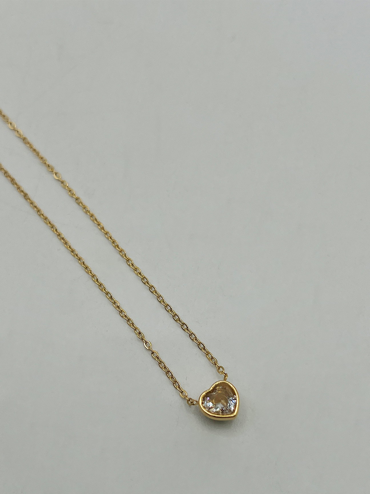 Gold Mini Heart Necklace in Gold - Gift Boxed, Image 5 of 7