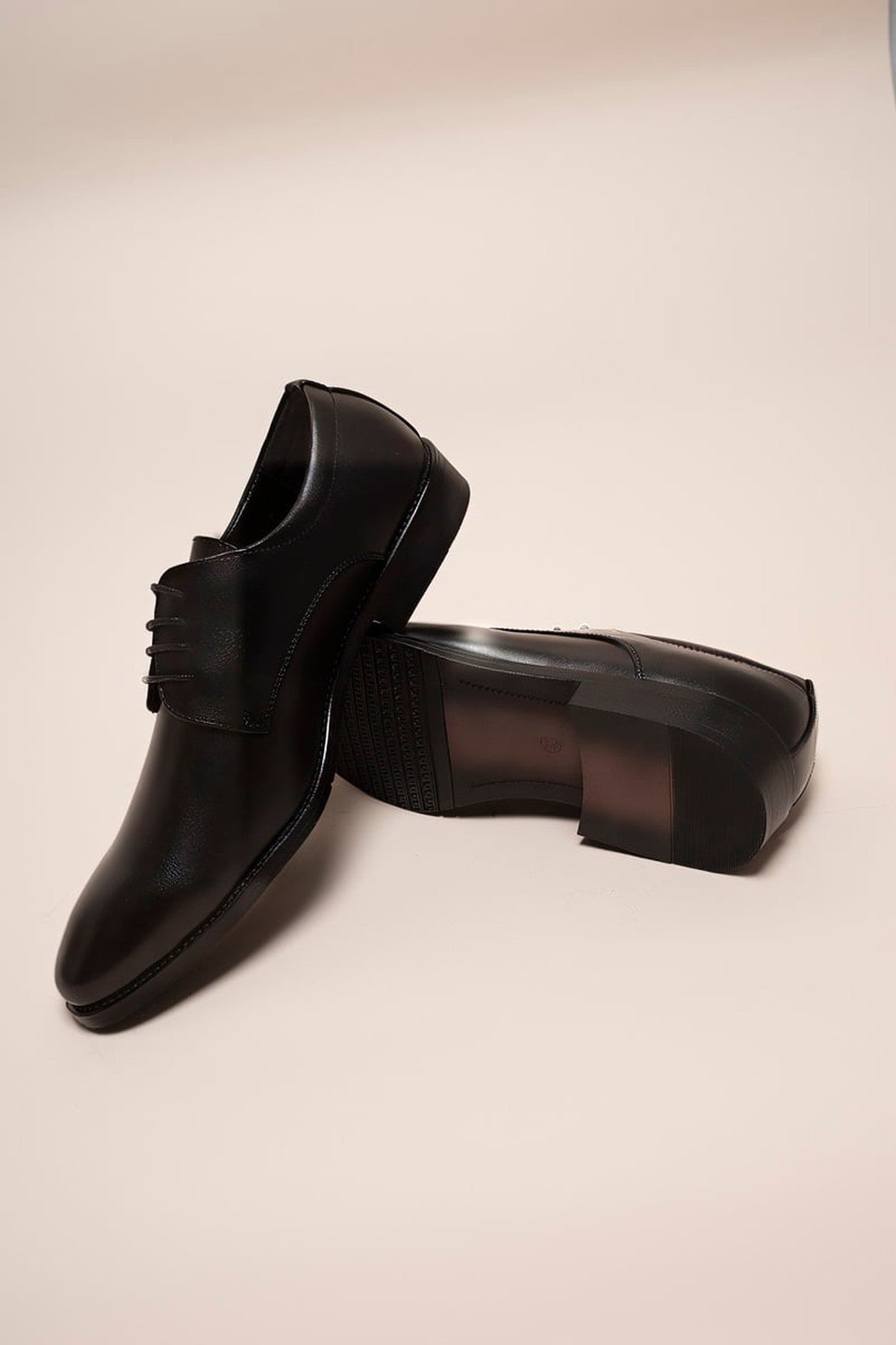 Black Jaxon Lace Up Derby Formal Dress Work Shoes, Image 5 of 5
