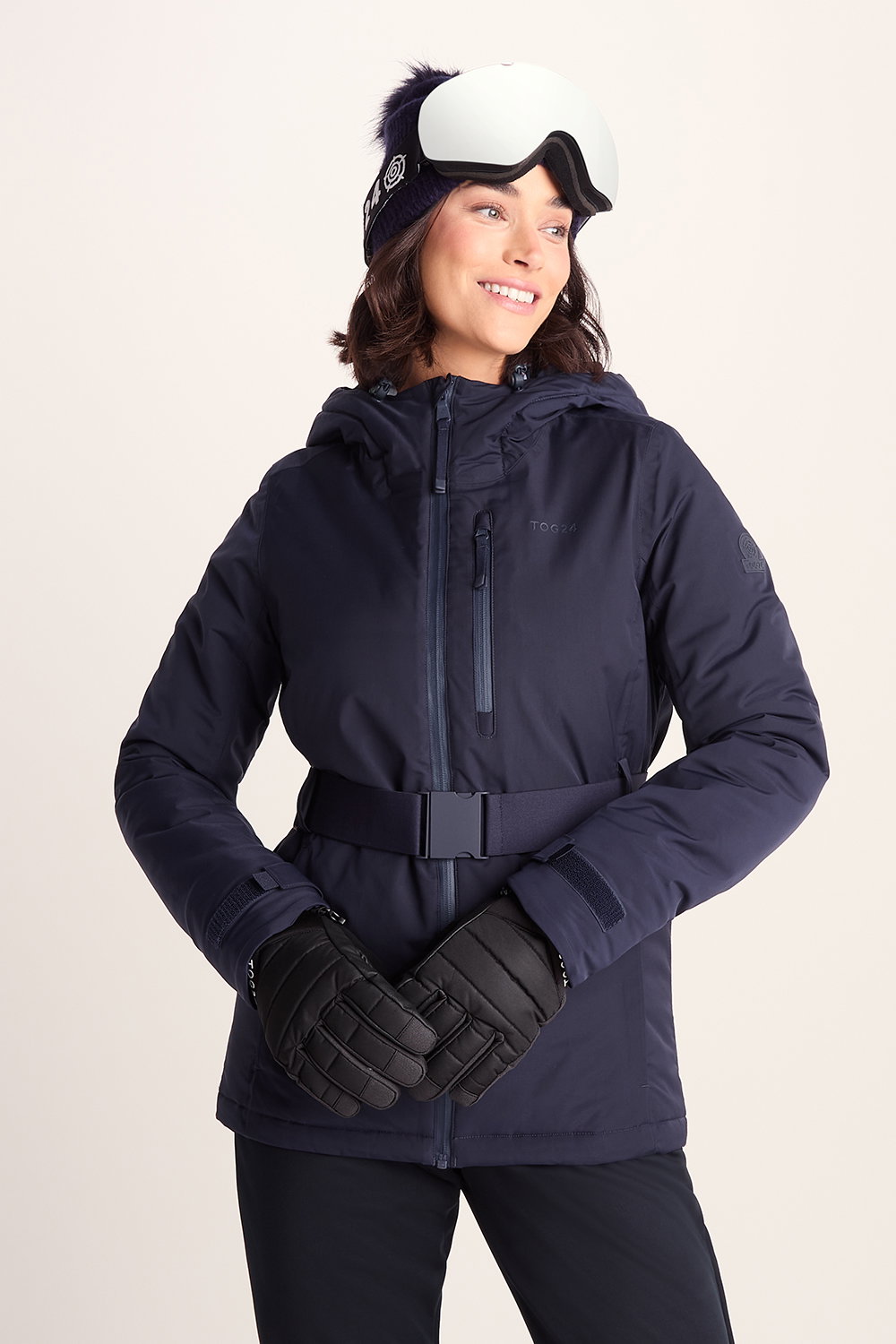 Blue Meribel Performance Waterproof Ski Jacket, Image 1 of 6