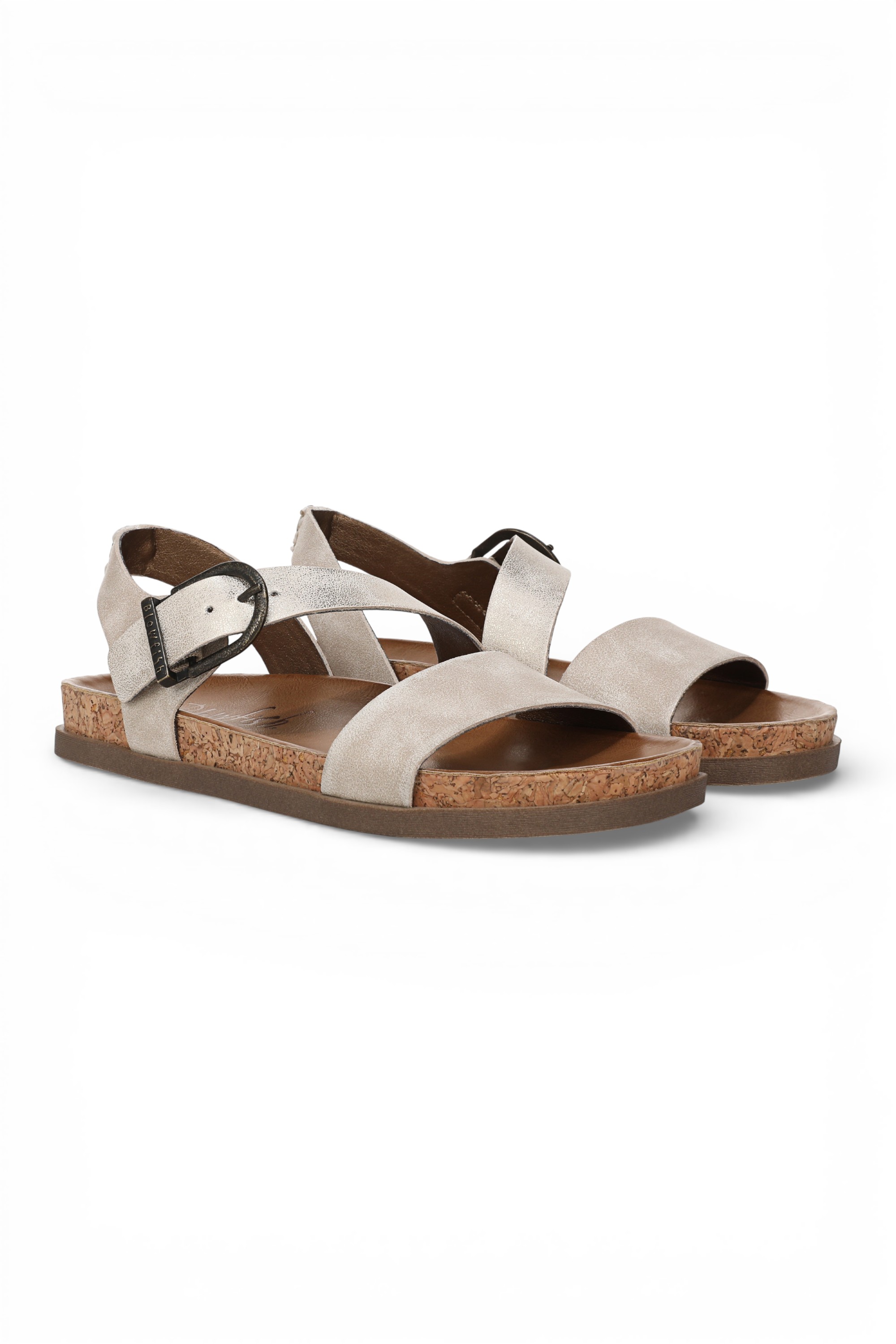 Silver Blowfish Malibu Silver Womens "Lance" Footbed Strappy Flat Sandals, Image 1 of 6