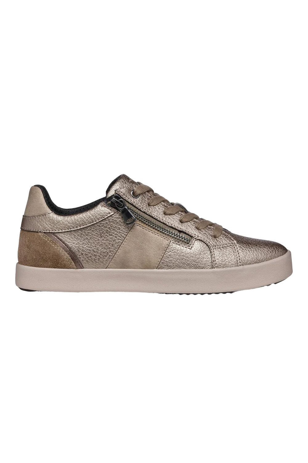 Taupe Blomiee Suede Trainers, Image 3 of 5