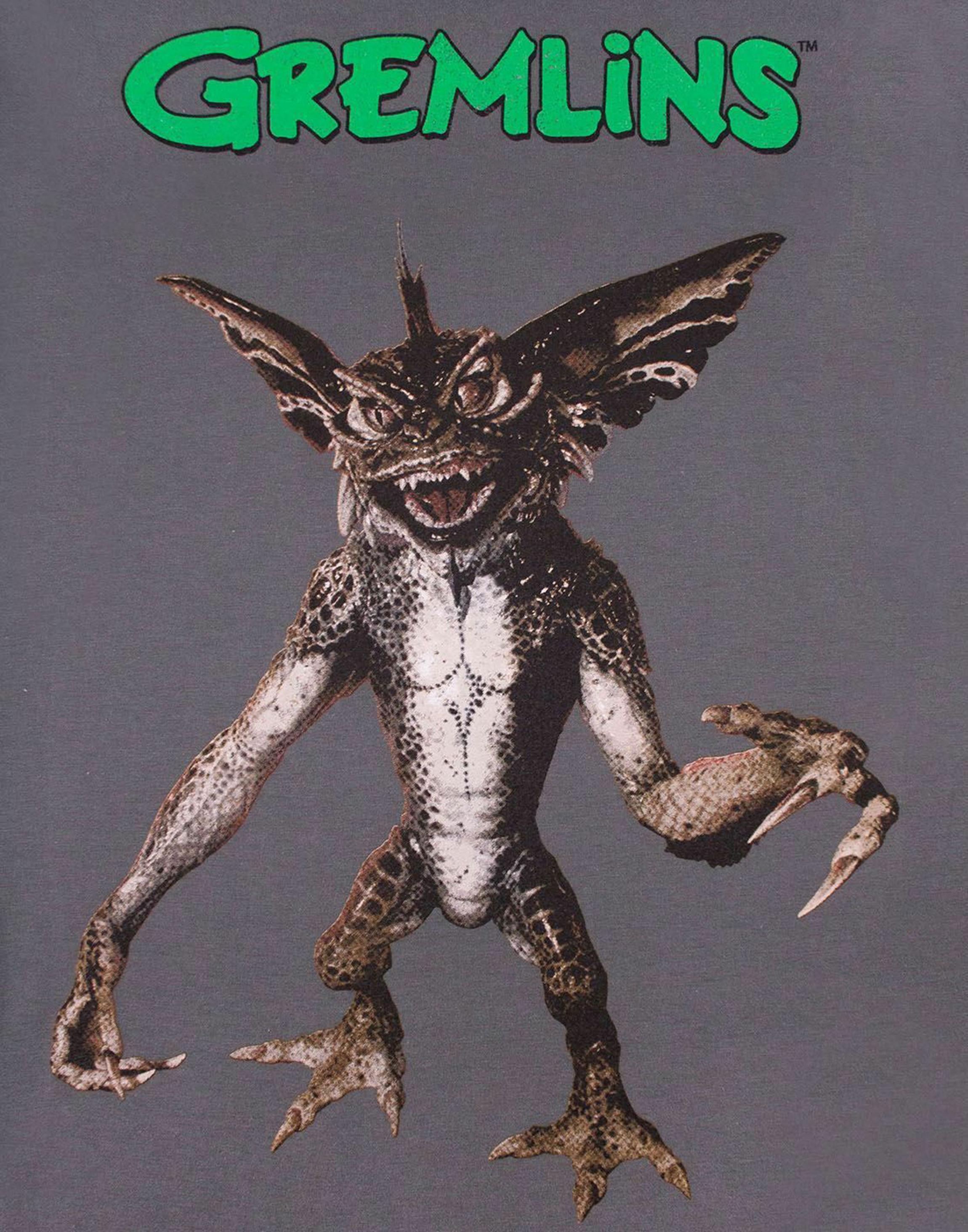 Charcoal Gremlins Spike Women's T-Shirt, Image 4 of 4