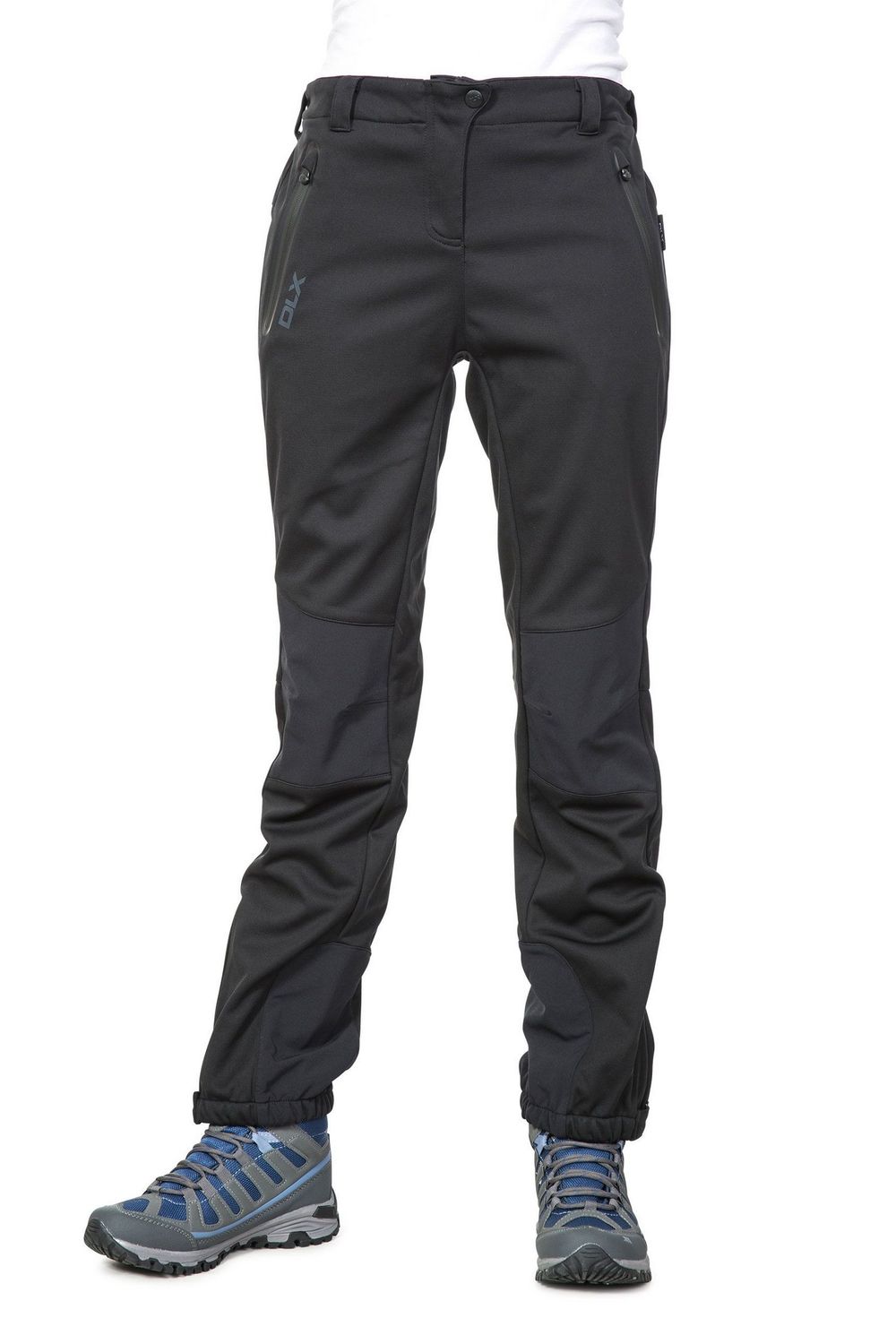 Black Sola Softshell Outdoor Trousers, Image 4 of 4