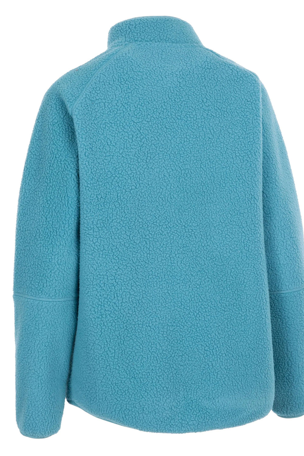 Steel Blue Quake Leather Trim Fleece Jacket, Image 2 of 4