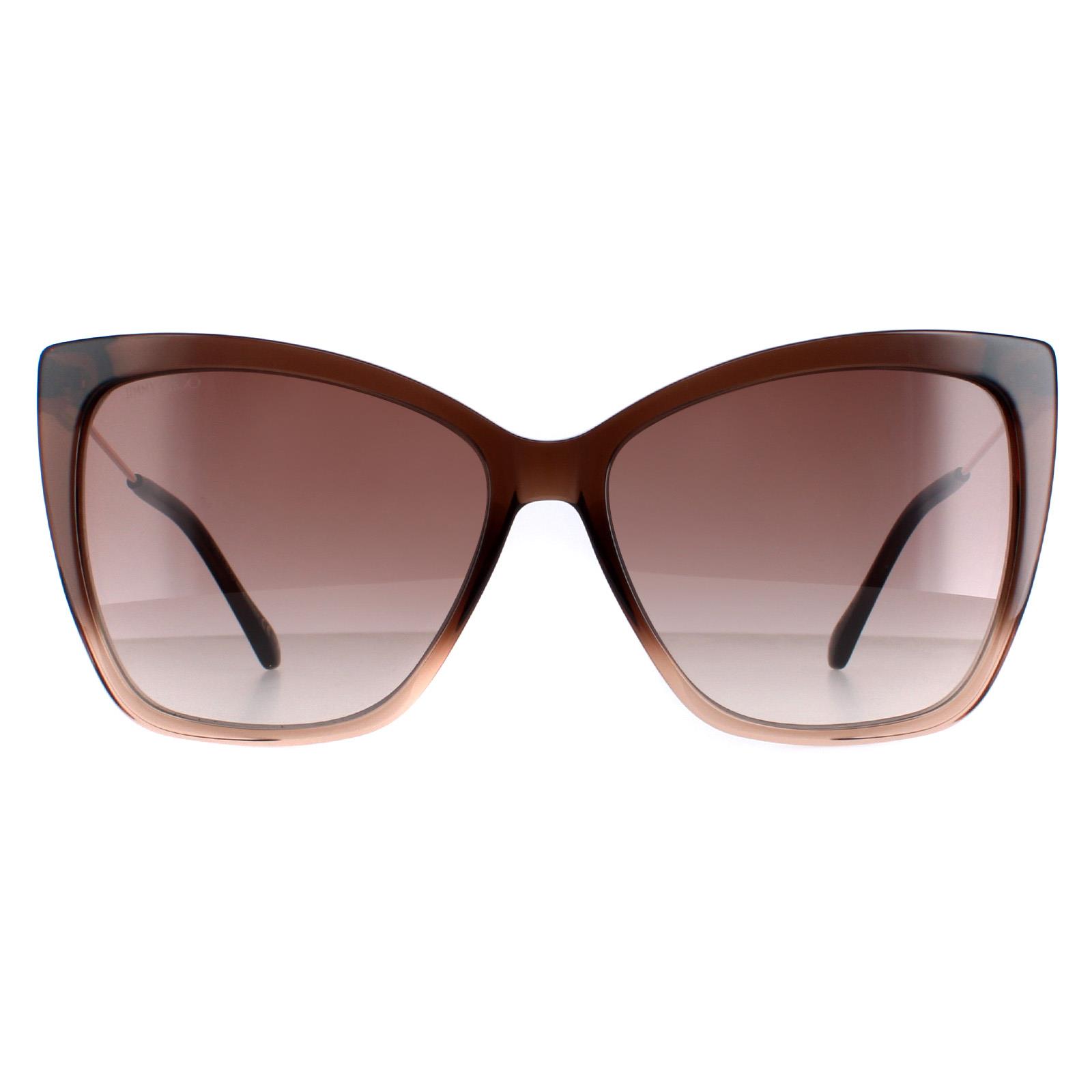 Brown Jimmy Choo Brown Cat Eye Brown Shaded Beige Brown Gradient Seba/S, Image 1 of 4