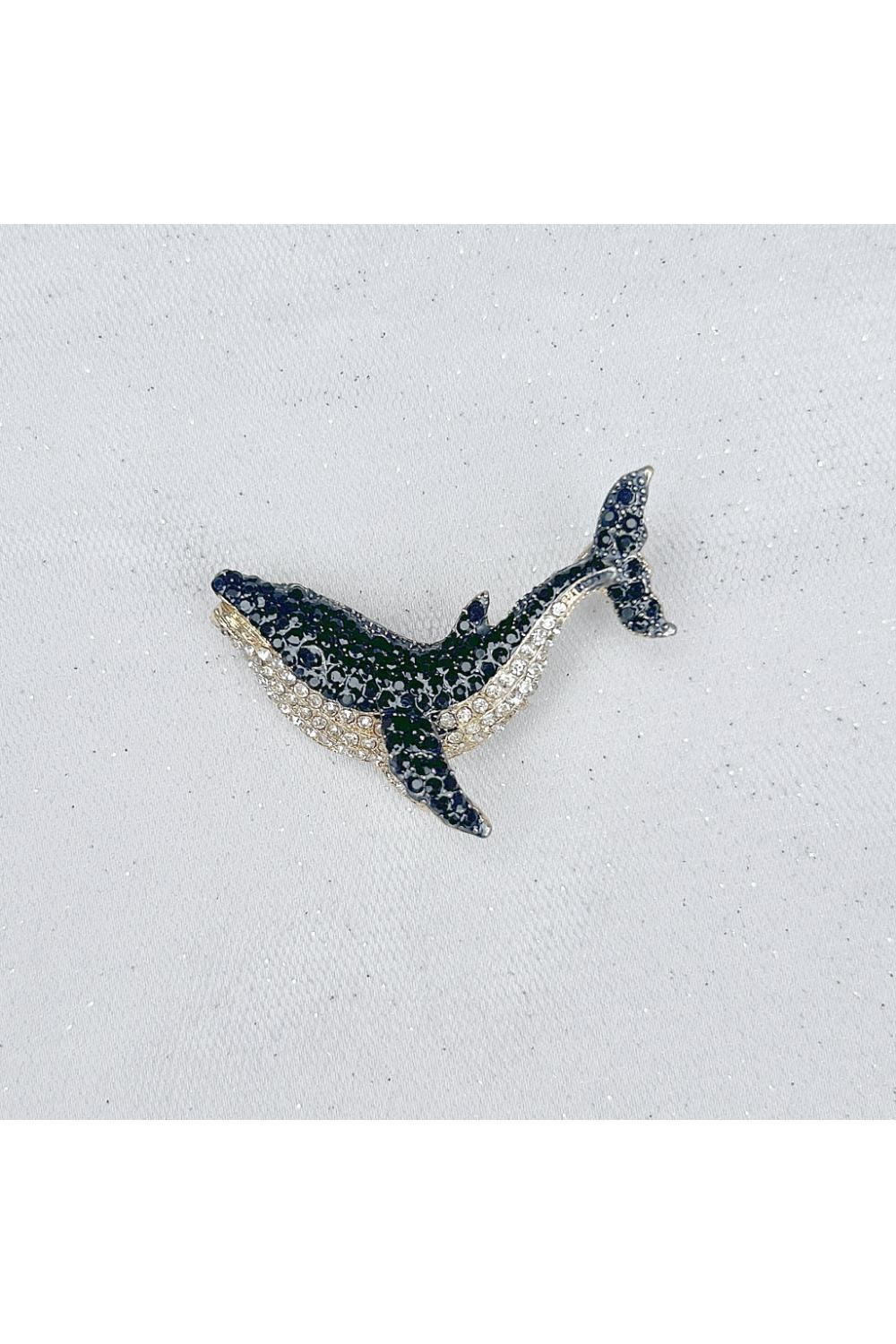 Blue Whale Brooch, Image 2 of 4