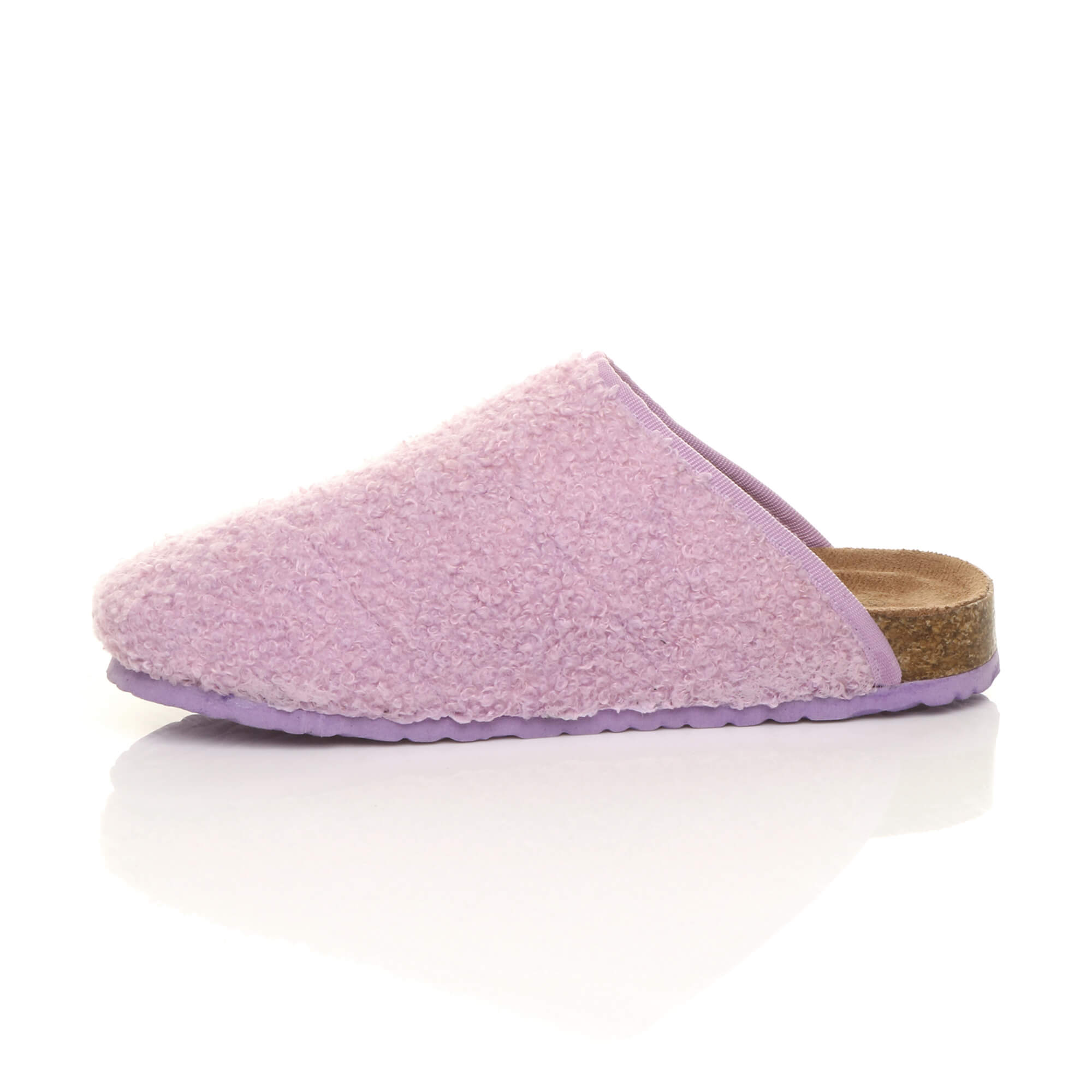 Lilac AJVANI Lilac Footbed Mules Slippers, Image 3 of 6