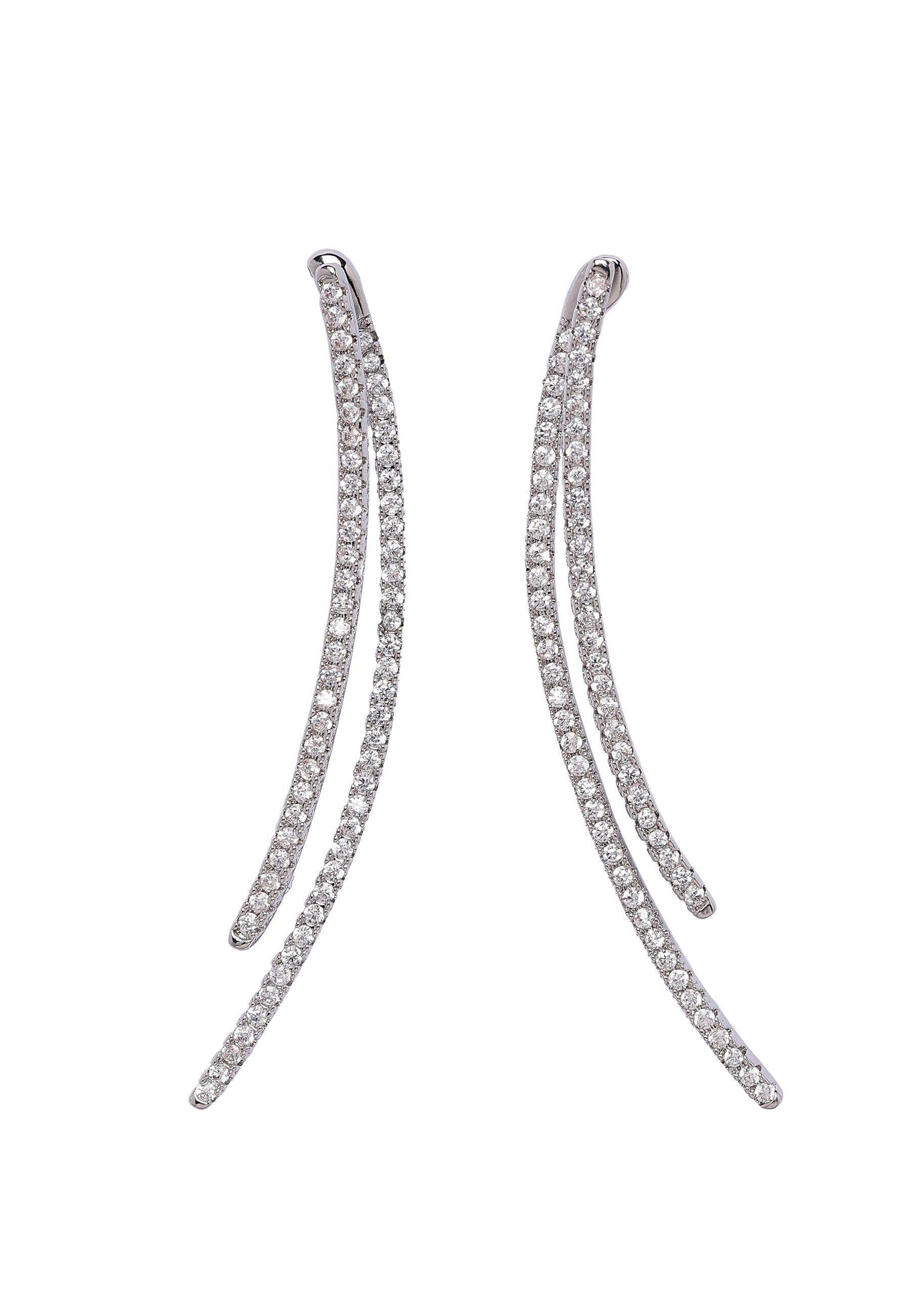 Metallic Shimmering Rays Earrings