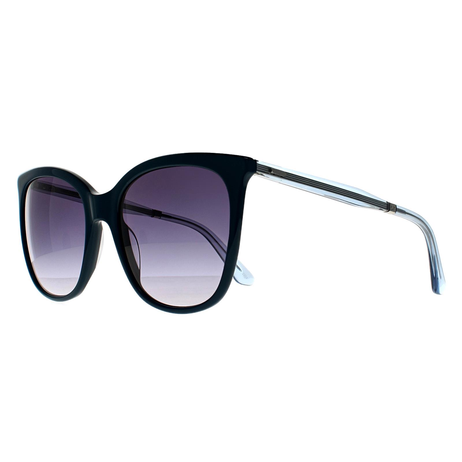Blue Cat Eye Yale Blue Dark Blue Gradient CK23500S, Image 2 of 3