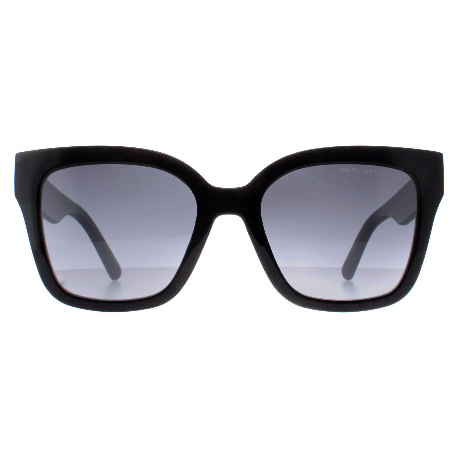 Black Marc Jacobs Black Square Shiny Black Dark Grey Gradient MARC 658/S, Image 1 of 4