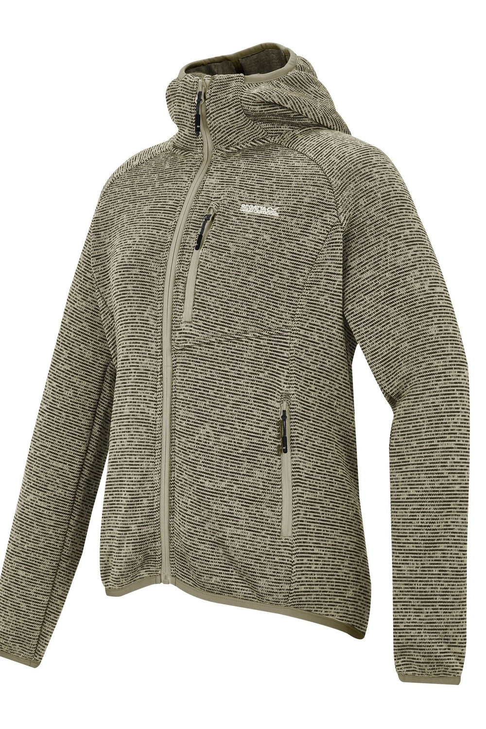 Ecru Newhill Hooded Fleece Jacket, Image 3 of 3