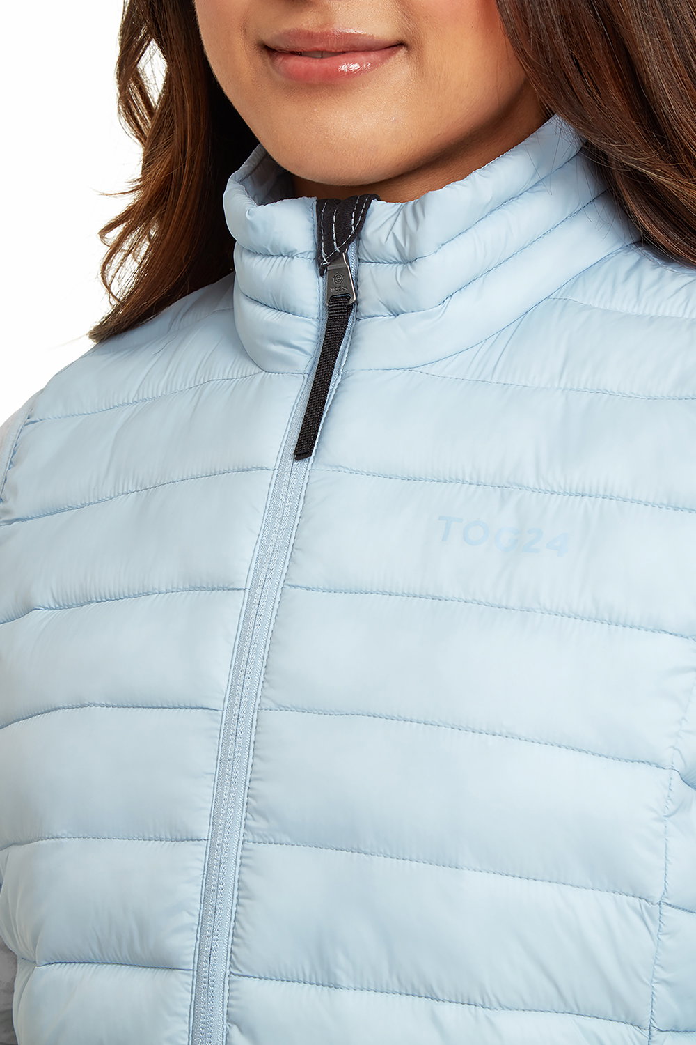 Light Blue Gibson Insulated Padded Gilet, Image 2 of 6