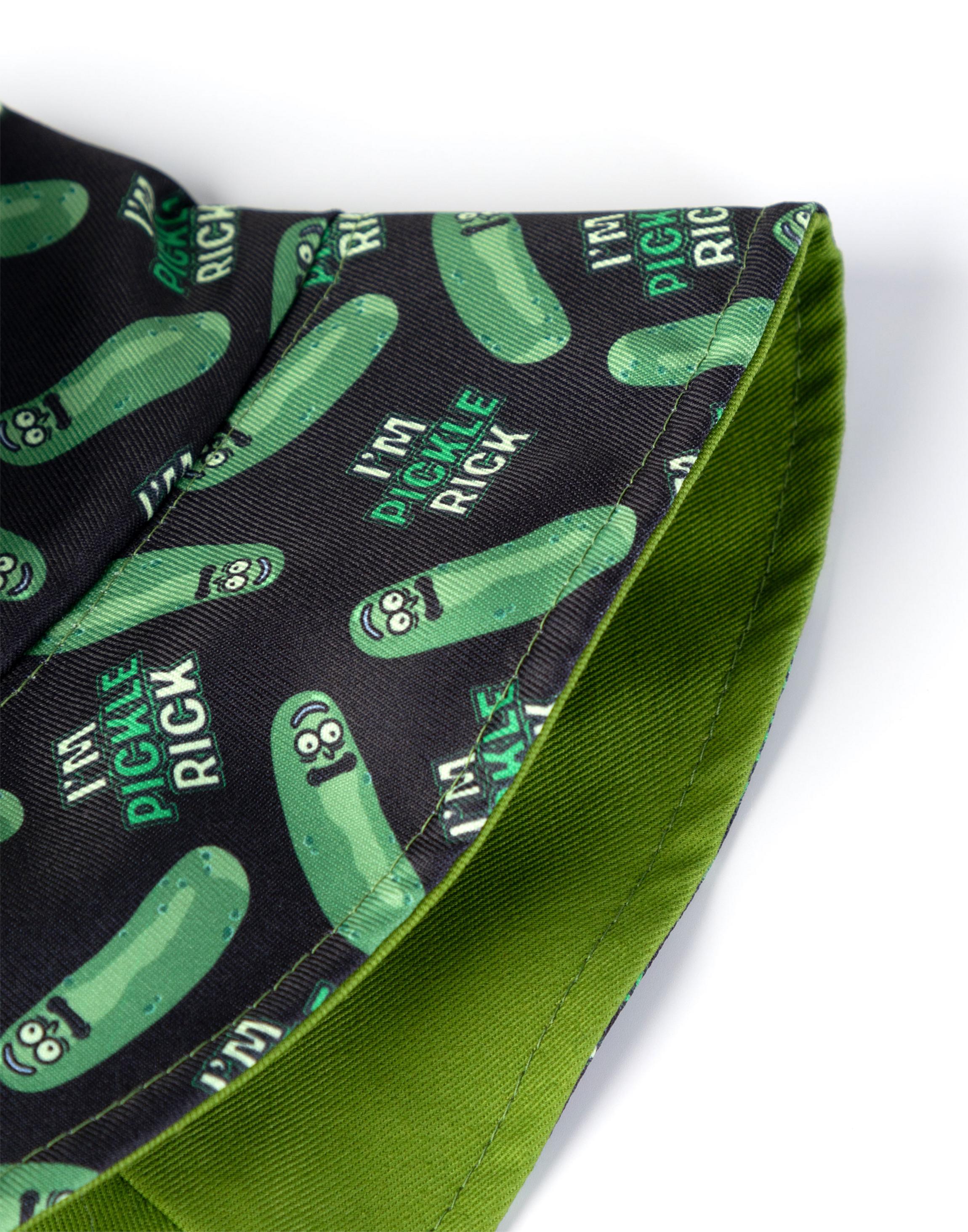 Green Rick And Morty Reversible Pickle Bucket Hat, Image 5 of 6