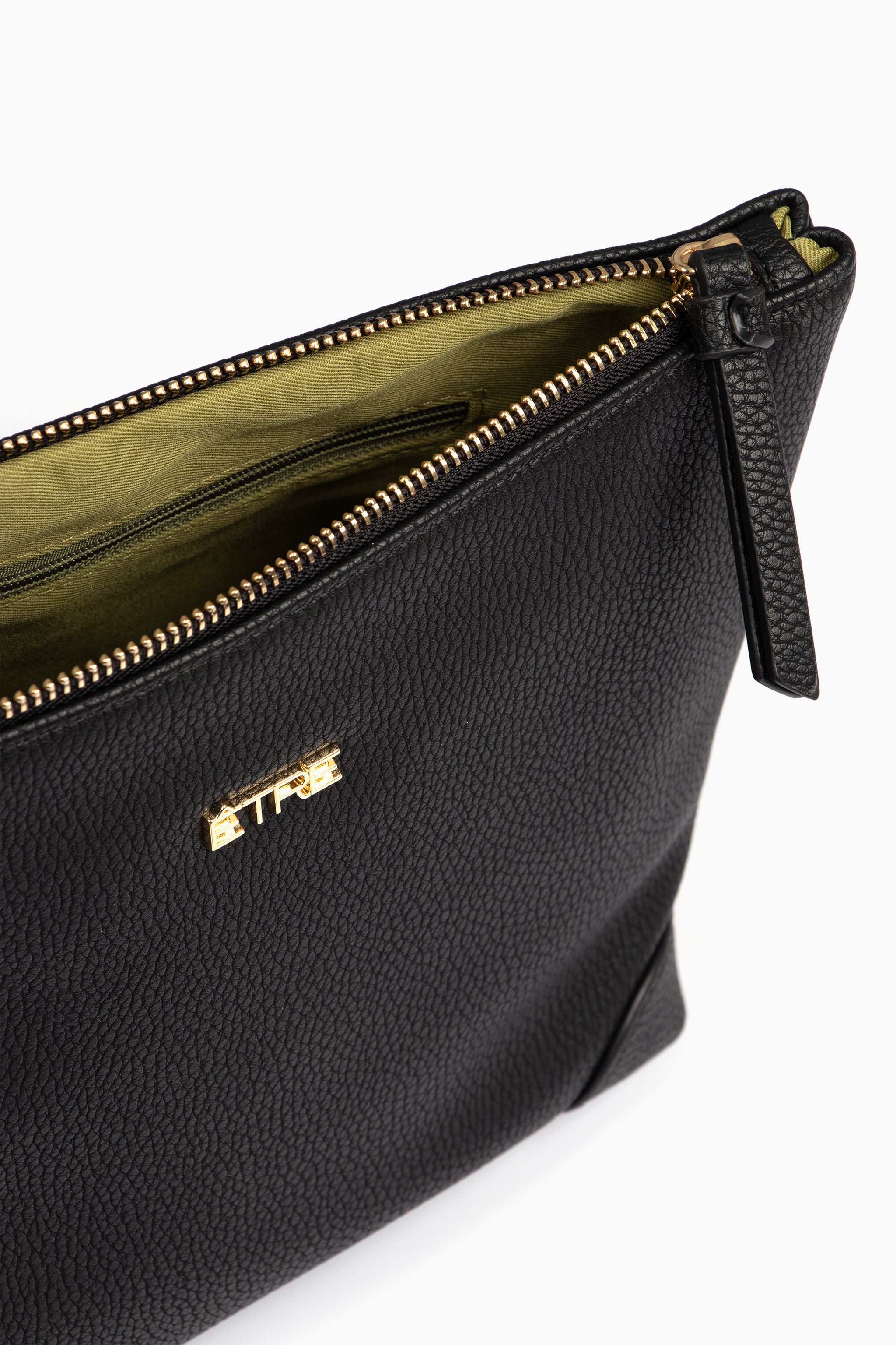 Black Etre Black Faux Leather Medium Wash Bag, Image 2 of 2