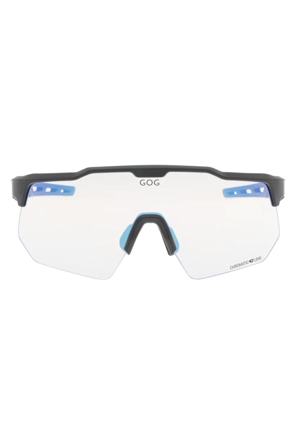 Black Loki Photochromic UV400 Cycling Sunglasses with Mirror Scratch-Resistant Lens, Image 4 of 5