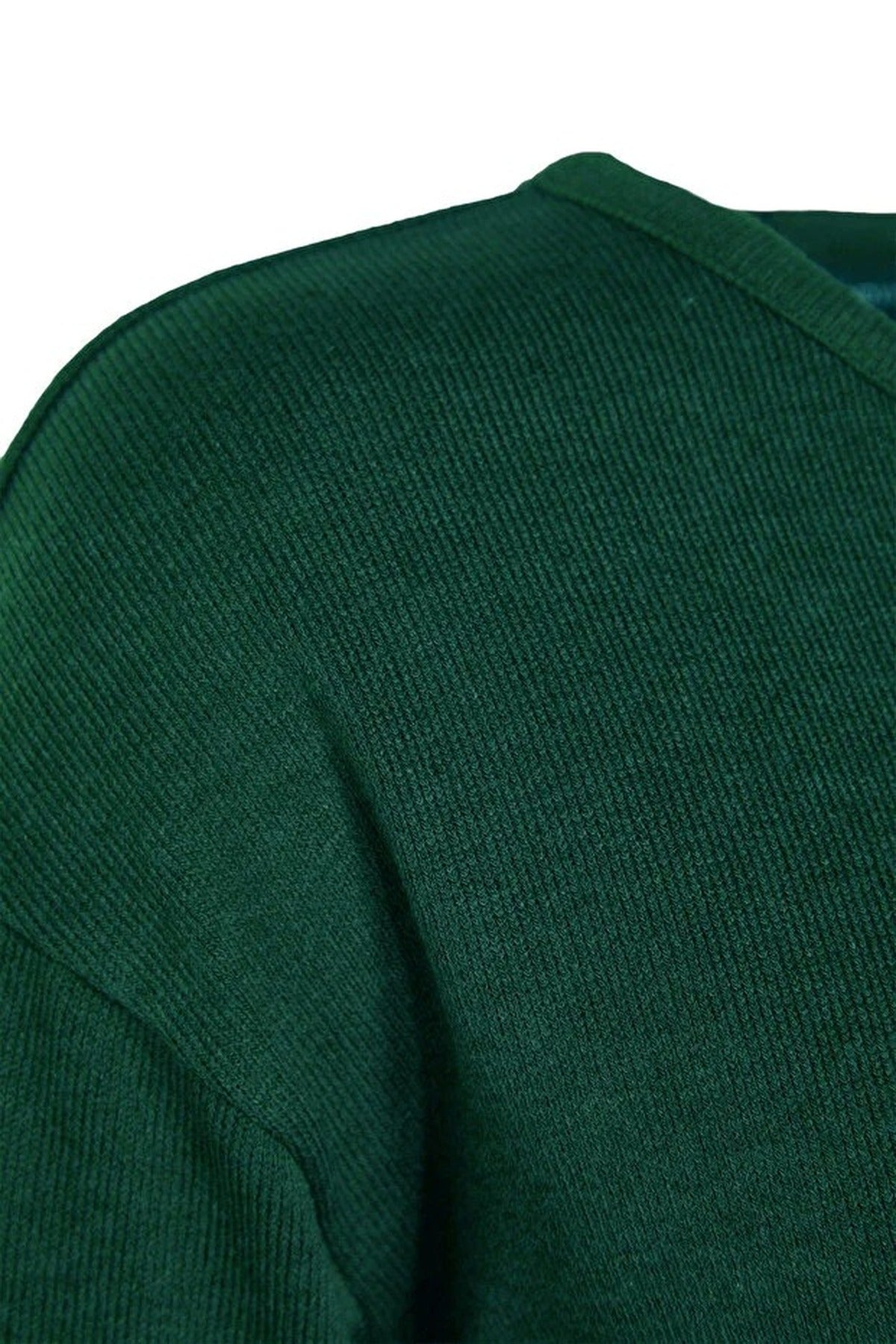 Green WOVCOR Green Soft Touch Long Sleeve Pyjama Top and Wide Leg Trouser Set, Image 2 of 3