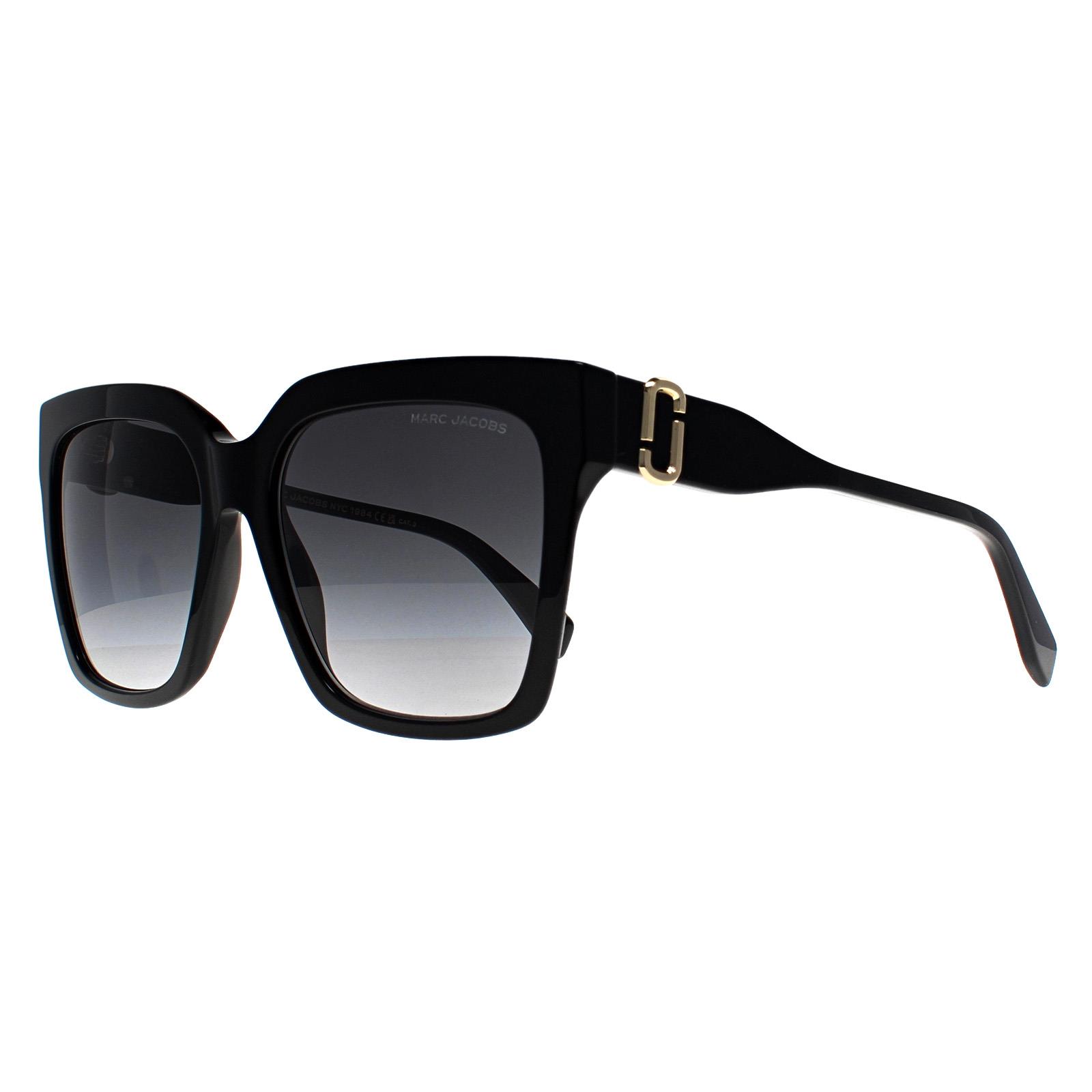 Black Marc Jacobs Black Square Black Dark Grey Gradient MARC 764/S, Image 2 of 4