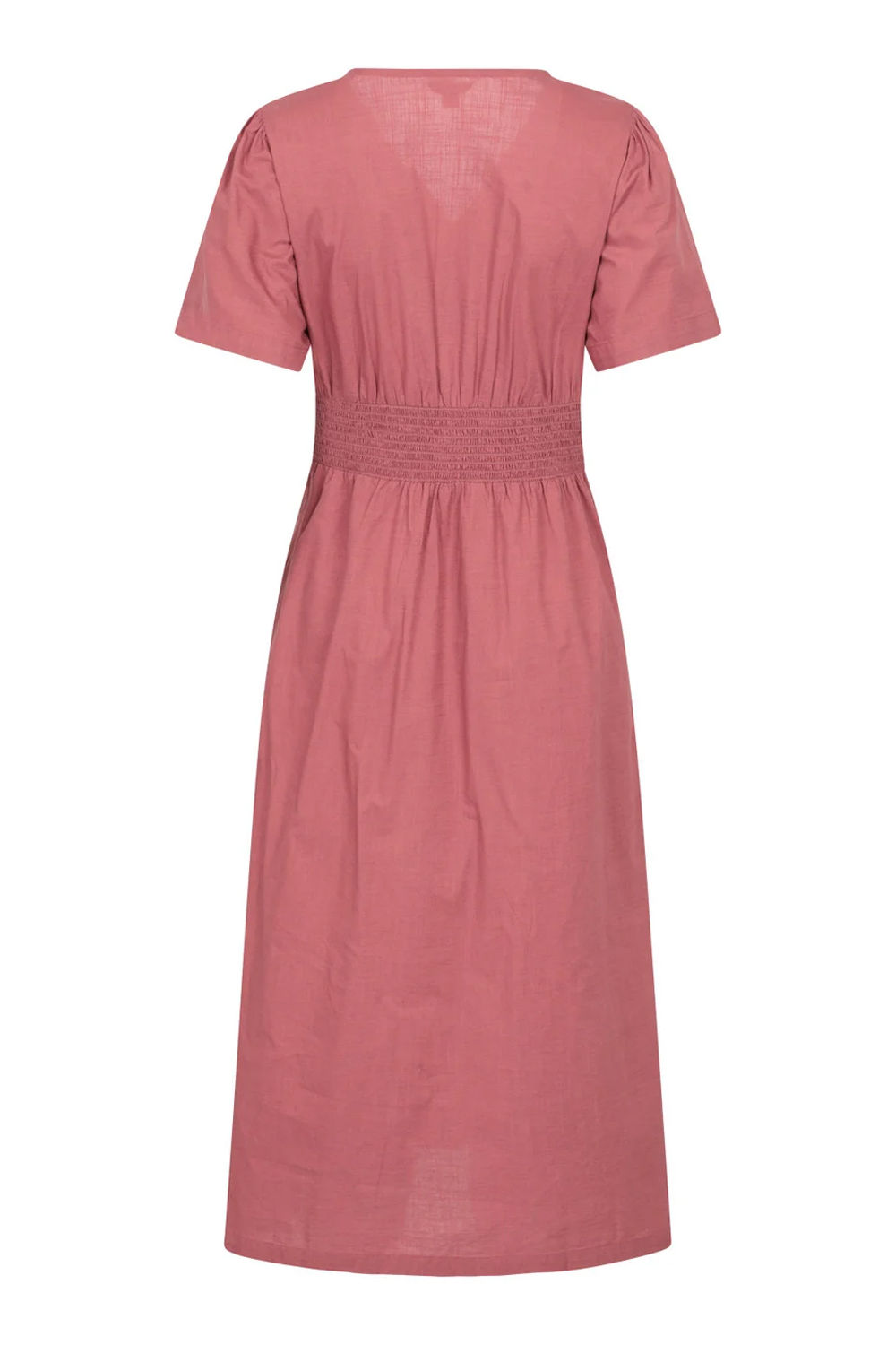 Pink Riviera Button Through Midi Dress, Image 2 of 4