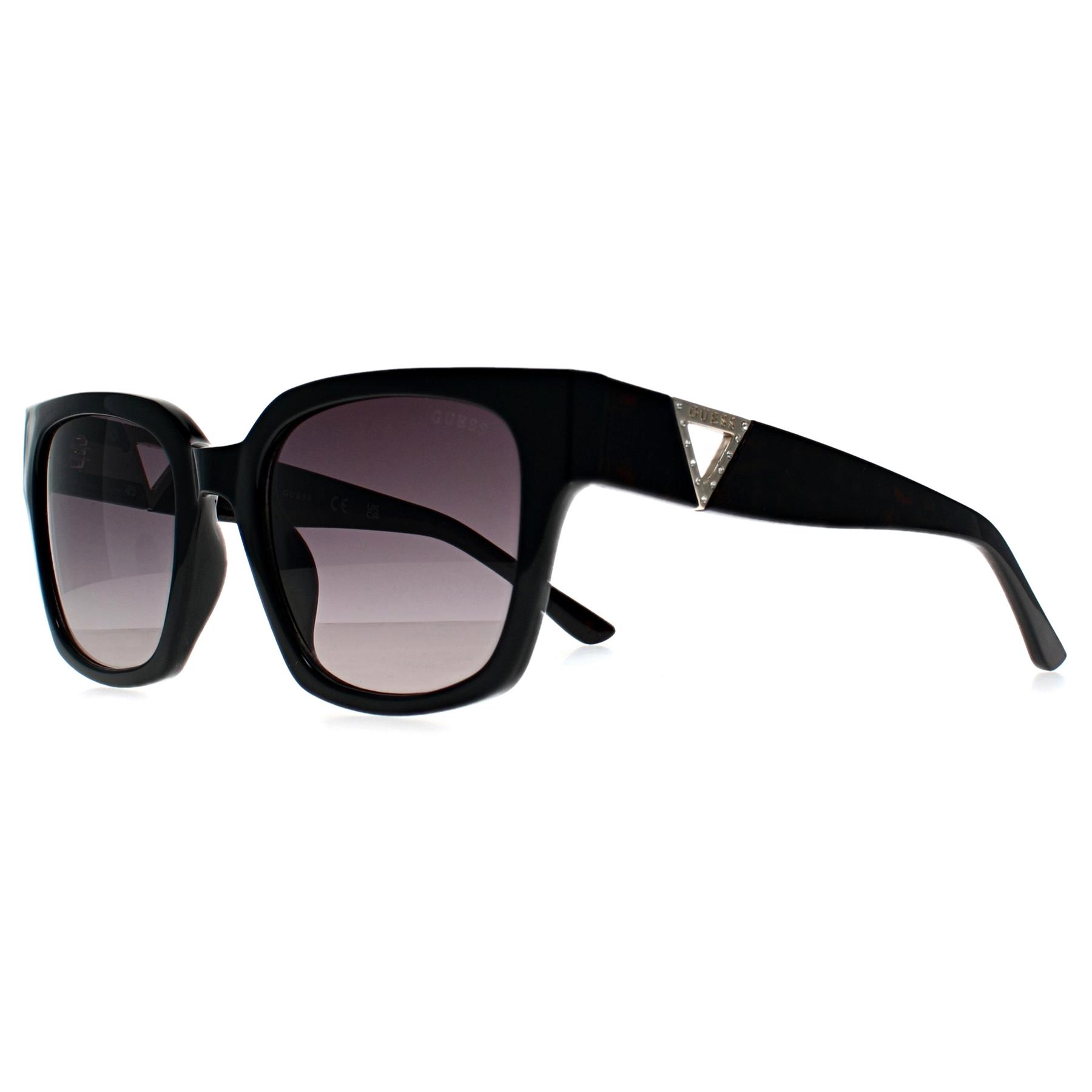 Black Guess Black Square Shiny Black Grey Gradient GF6193, Image 2 of 3