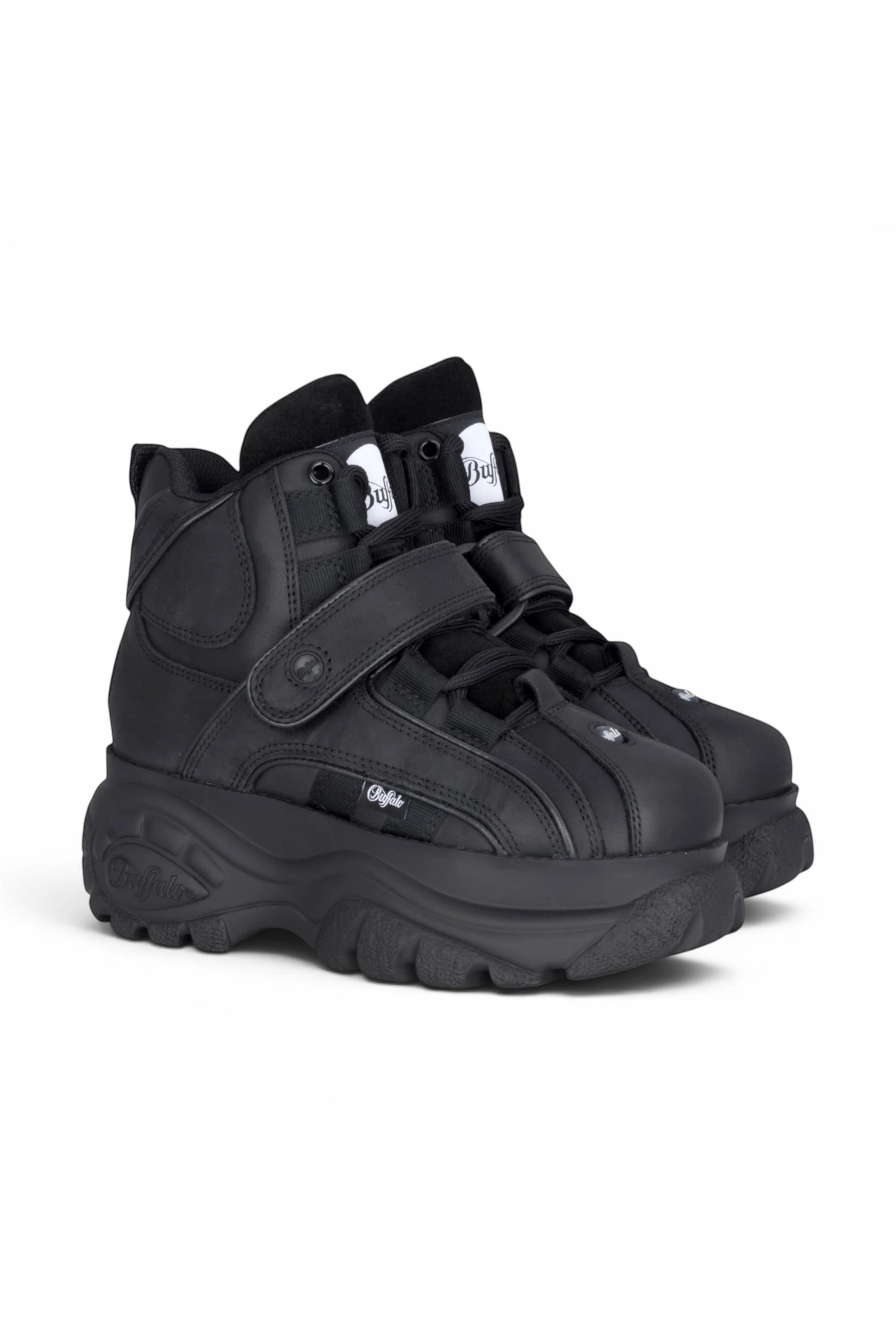 Black Womens High Ankle Boots-1348-14 2.0, Image 2 of 6