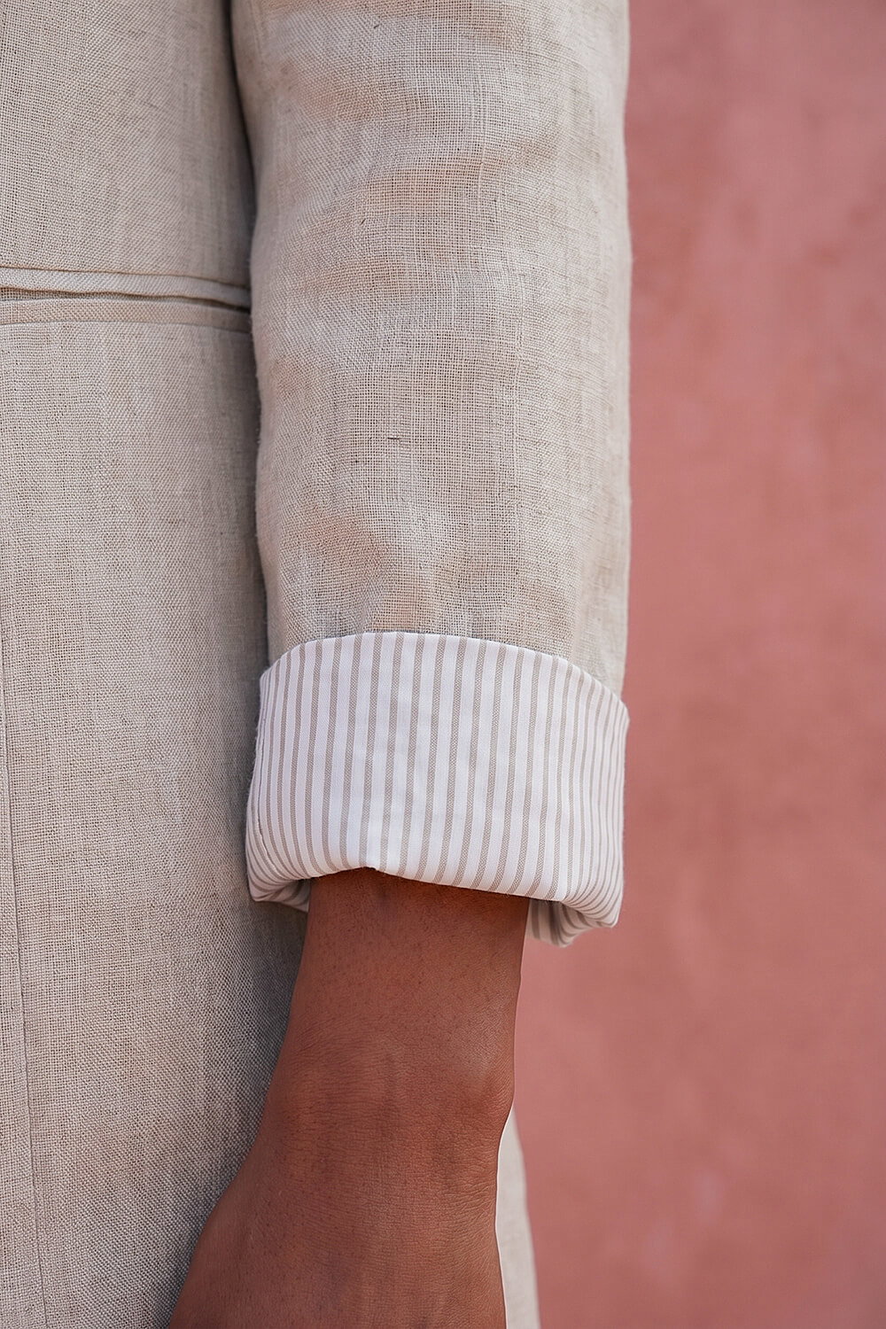 Stone Textured Light Weight Blazer, Image 5 of 4
