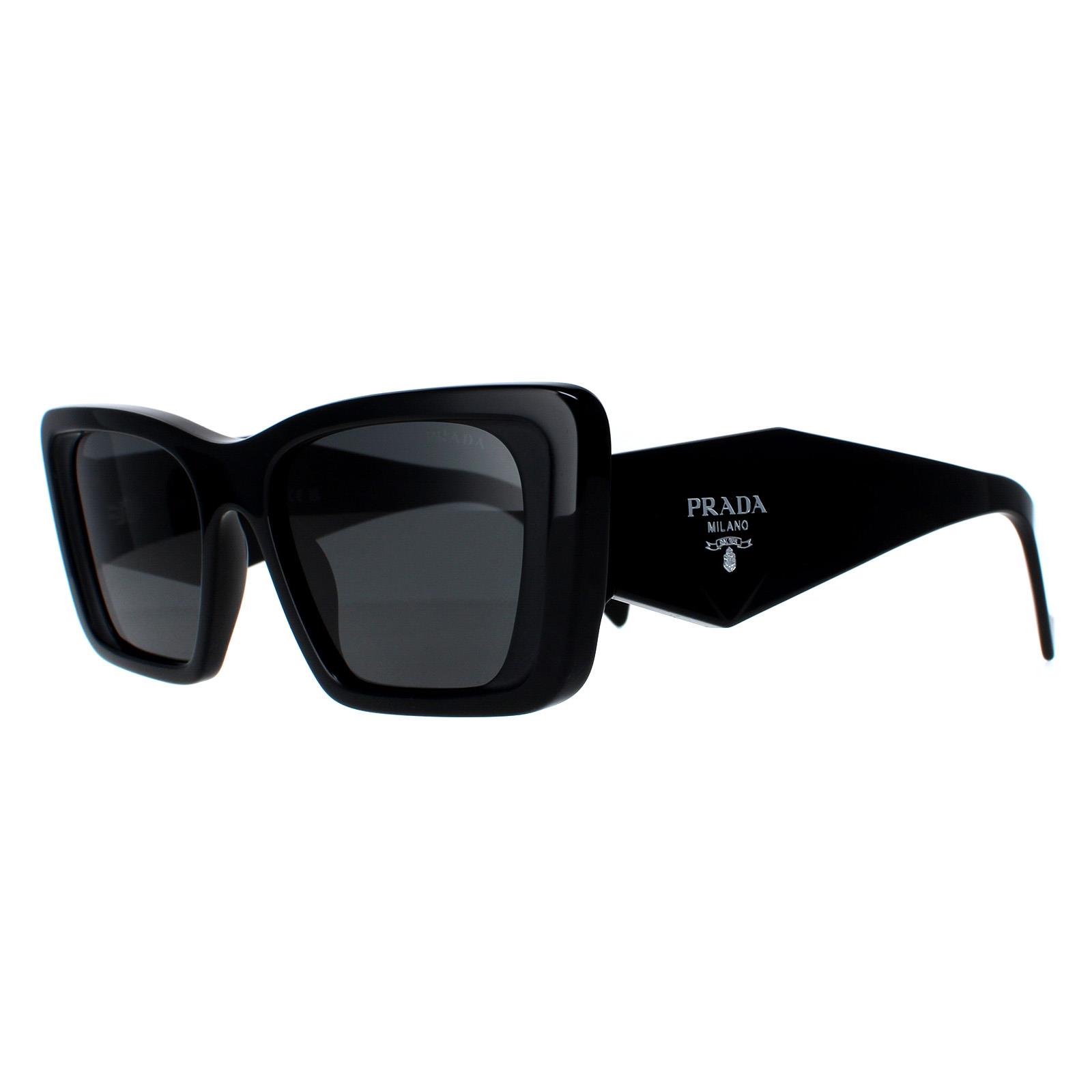 Black Prada Black Rectangle Black Dark Grey PR08YS, Image 2 of 6